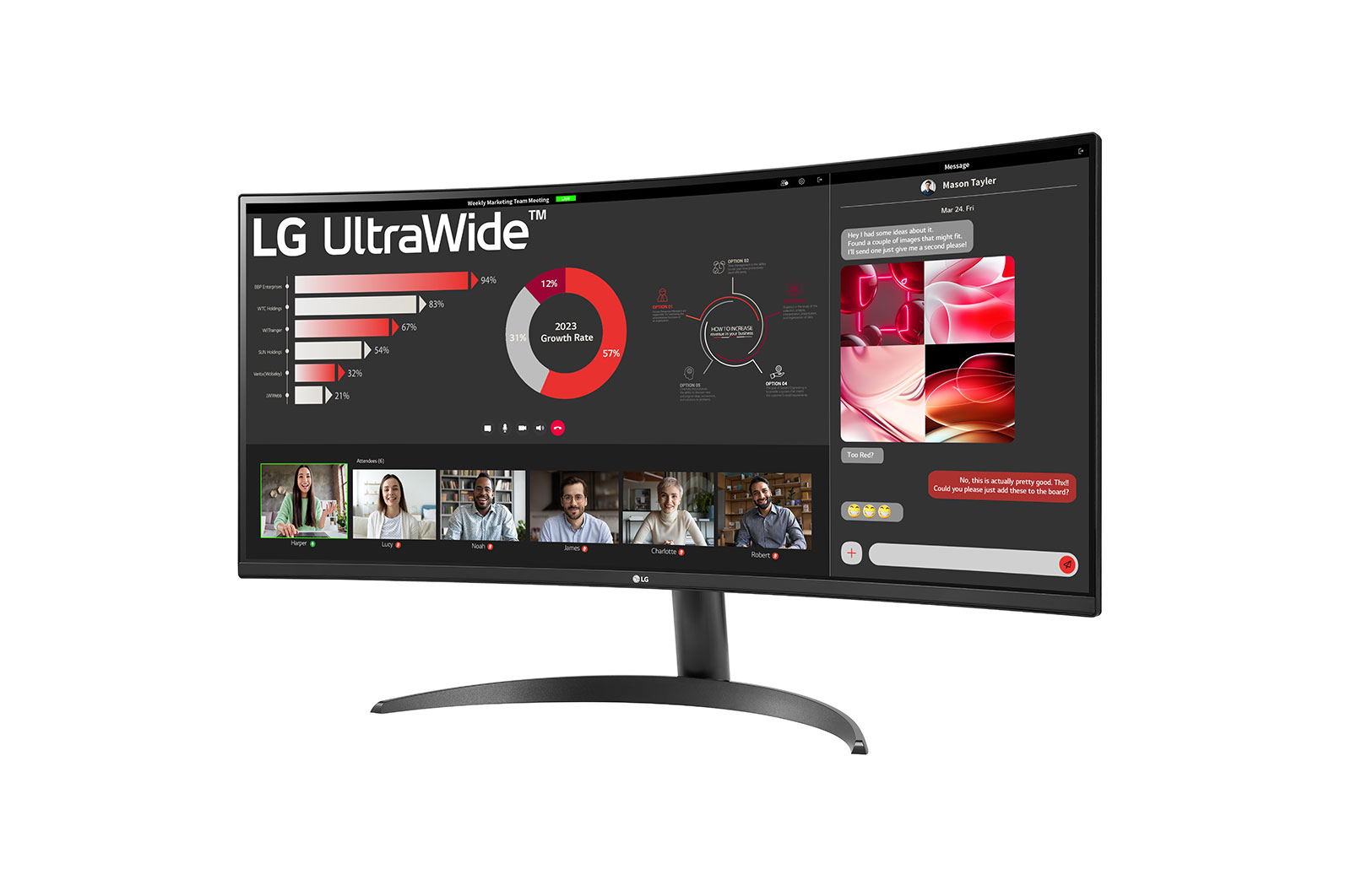 LG 86,36cm 34WR50QK-B UHD 21:9 VA DP HDMI