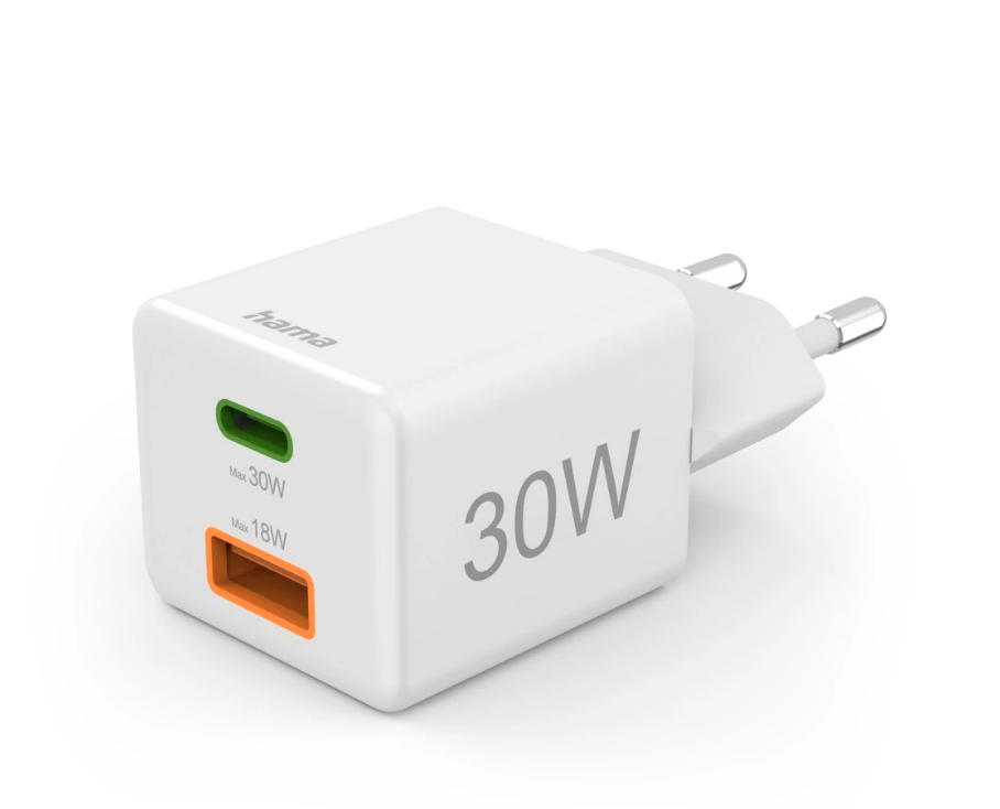 hama Ladeadapter weiß, 30 Watt