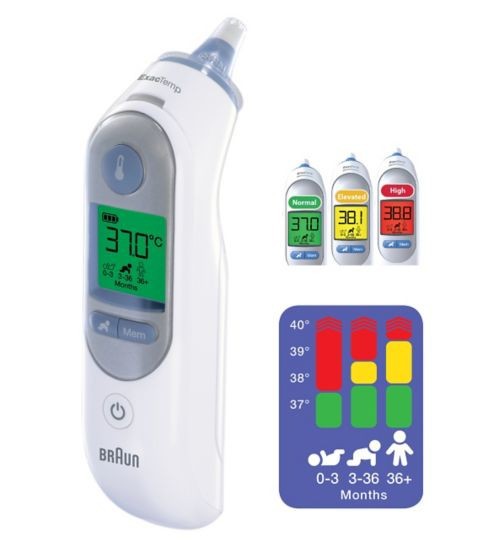 Braun ThermoScan 7 Infrarot Ohrthermometer IRT6520
