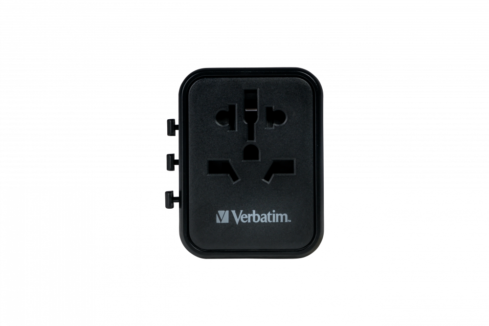 Verbatim Universal Reiseadapter UTA-02 mit 1xUSB-A, 1xUSB-C retail