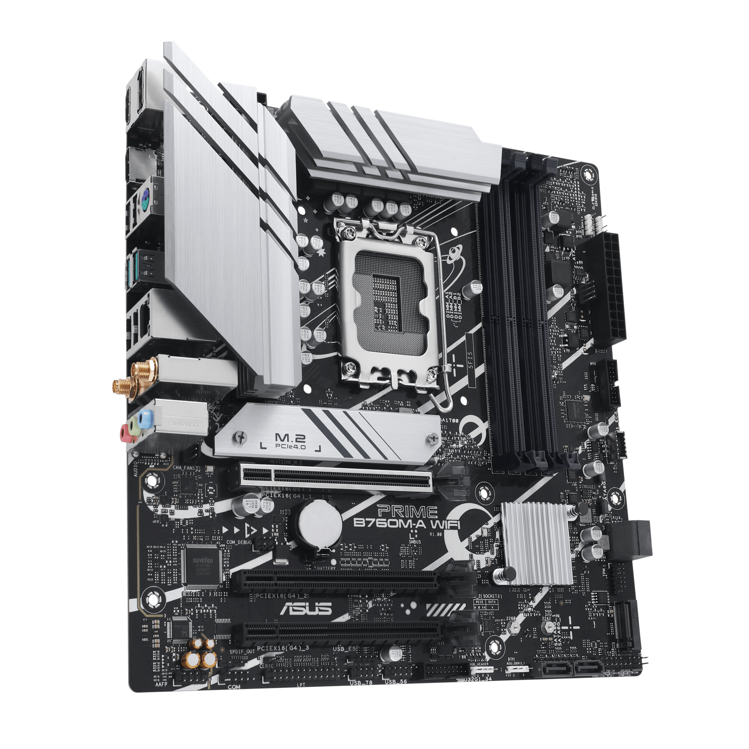 ASUS PRIME B760M-A WIFI LGA 1700 4xDDR5 microATX 4xSATA MB 2xHDMI 1xDP 2xM.2