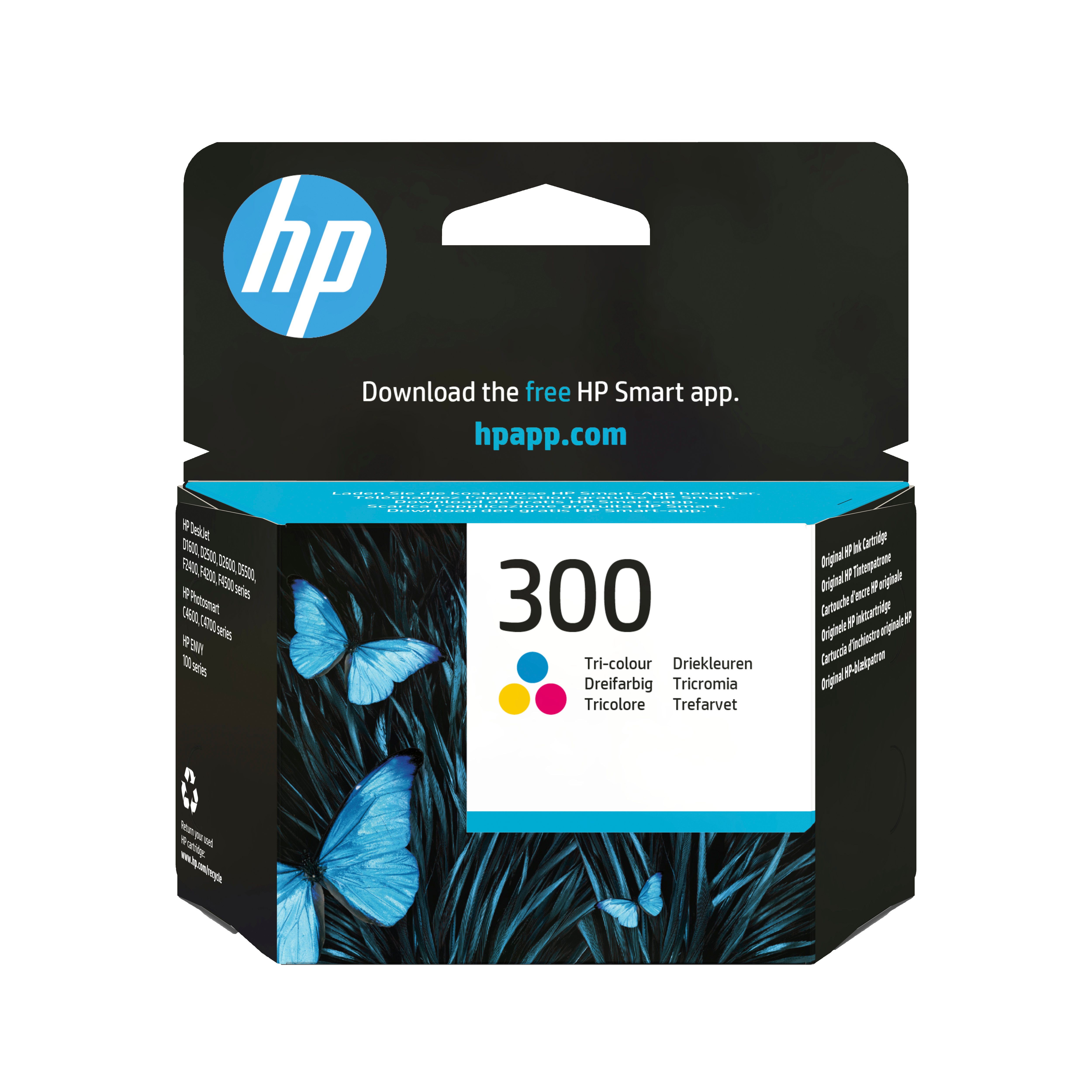HP 300 Dreifarbig Tintenpatrone 4ml