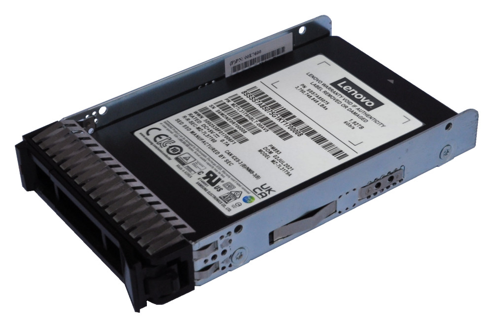 LENOVO ISG ThinkSystem 6,35cm 2,5Zoll Multi Vendor 960GB Read Intensive SATA 6Gb HS SSD v2