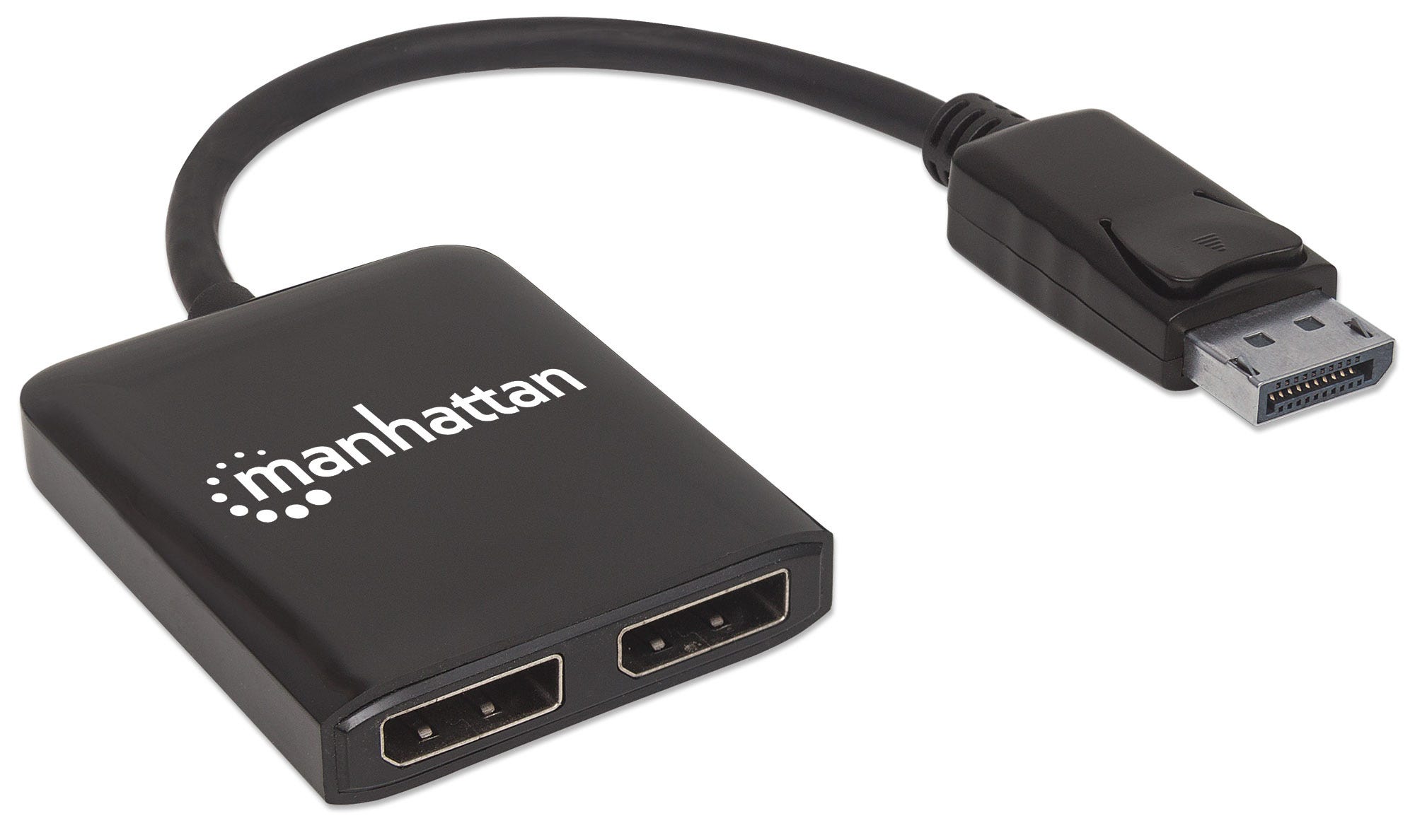 MANHATTAN Splitter 2-Port Display-Port mit MST 4K@30HZ