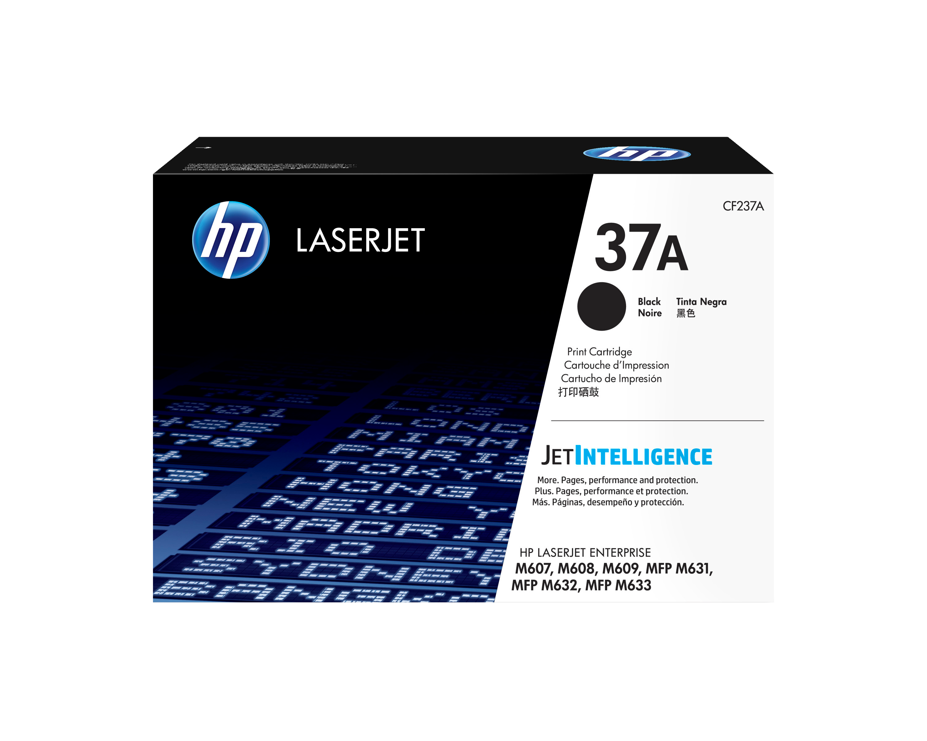 HP 37A Schwarz LaserJet Tonerpatrone