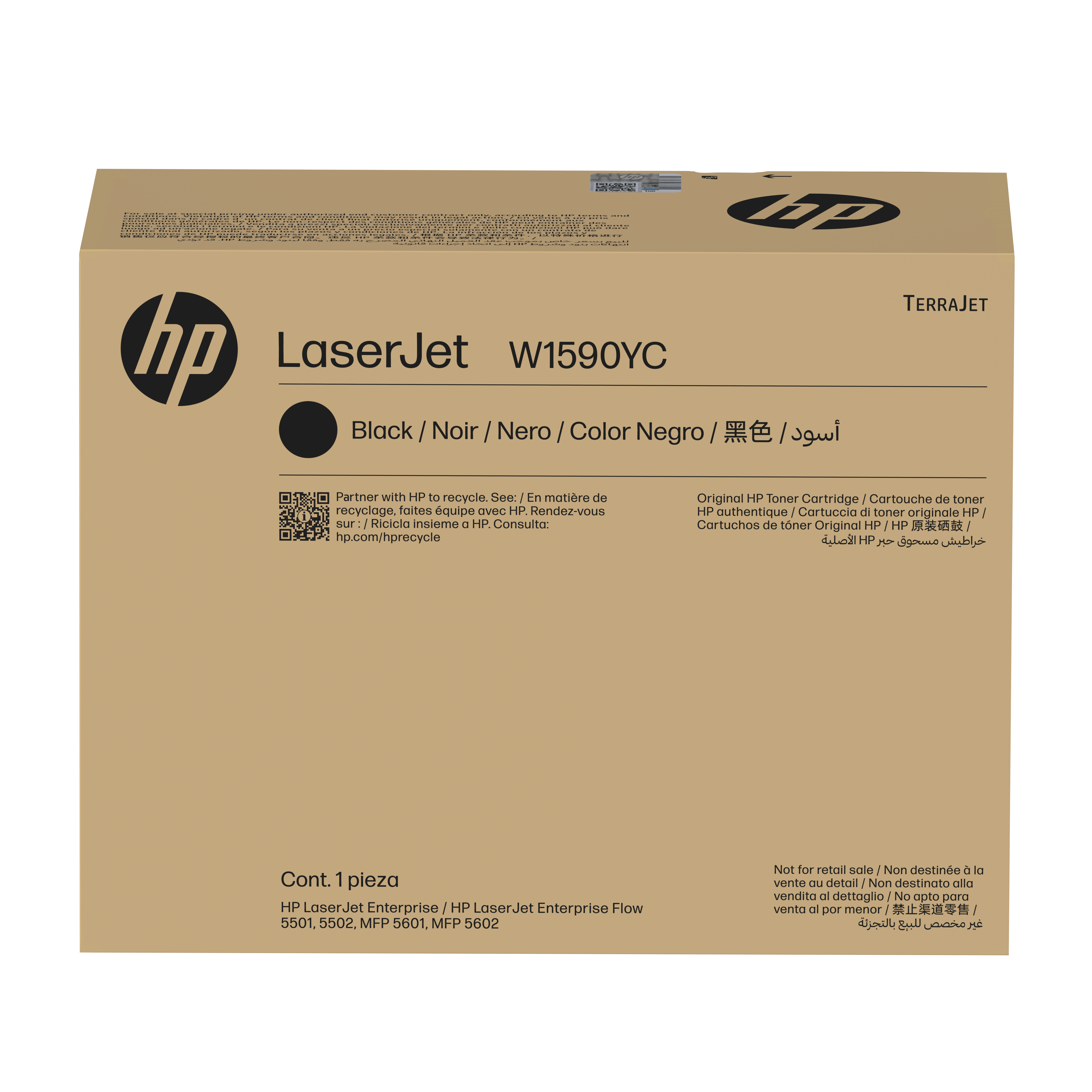 HP 159Y (W1590Y) schwarz Tonerkartusche