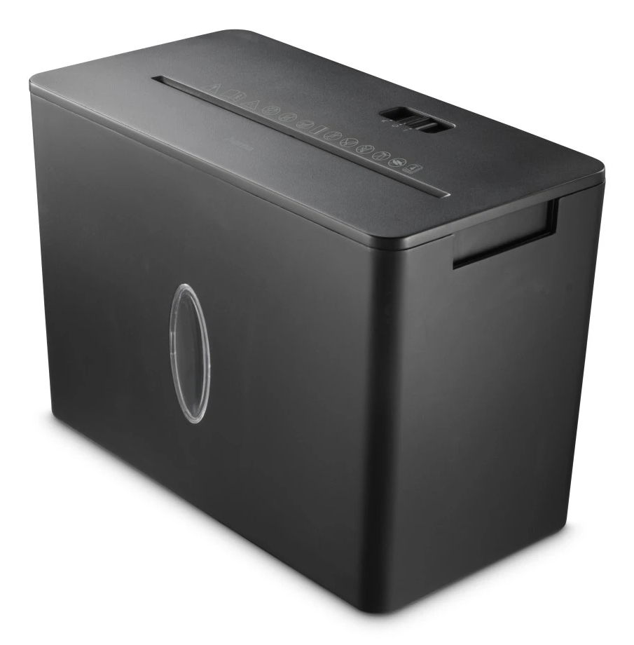 hama Safe X40-B Aktenvernichter mit Partikelschnitt P-4, 4 x 33 mm, bis 4 Blatt, schwarz