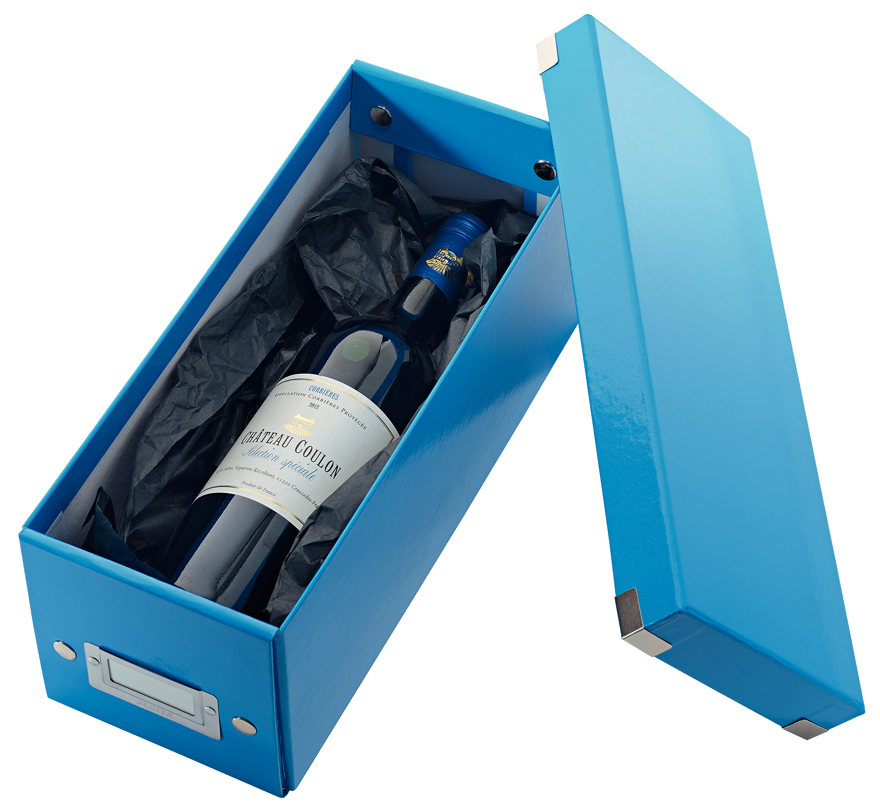 LEITZ CD-/DVD-Box Click & Store blau, 1 St.