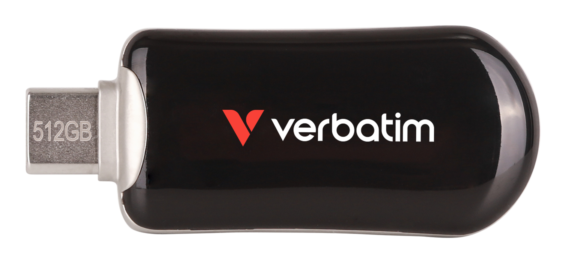 Verbatim Plectra Black 512GB USB-C Flash Drive 302