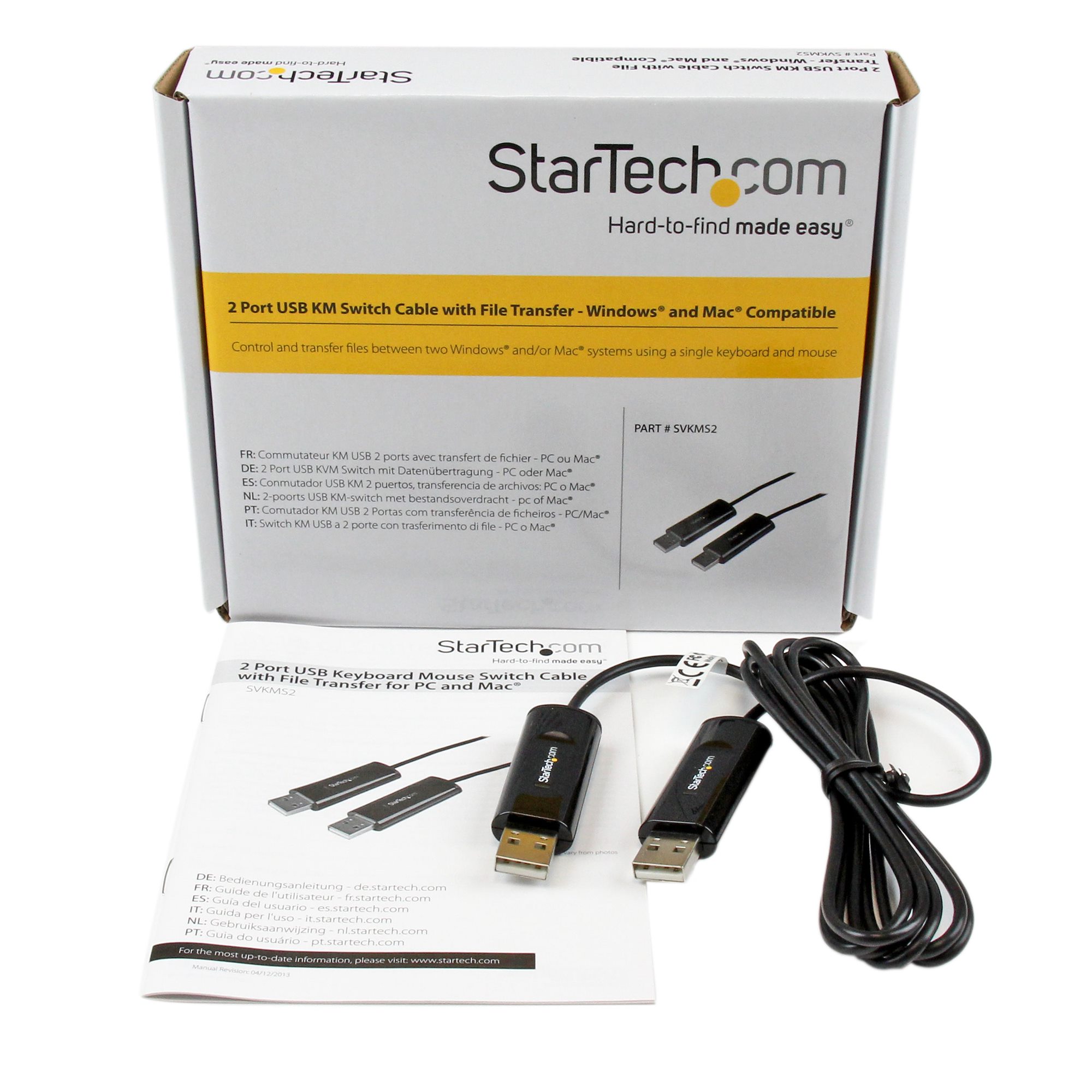 2 PORT USB KM SWITCH CABLE IN