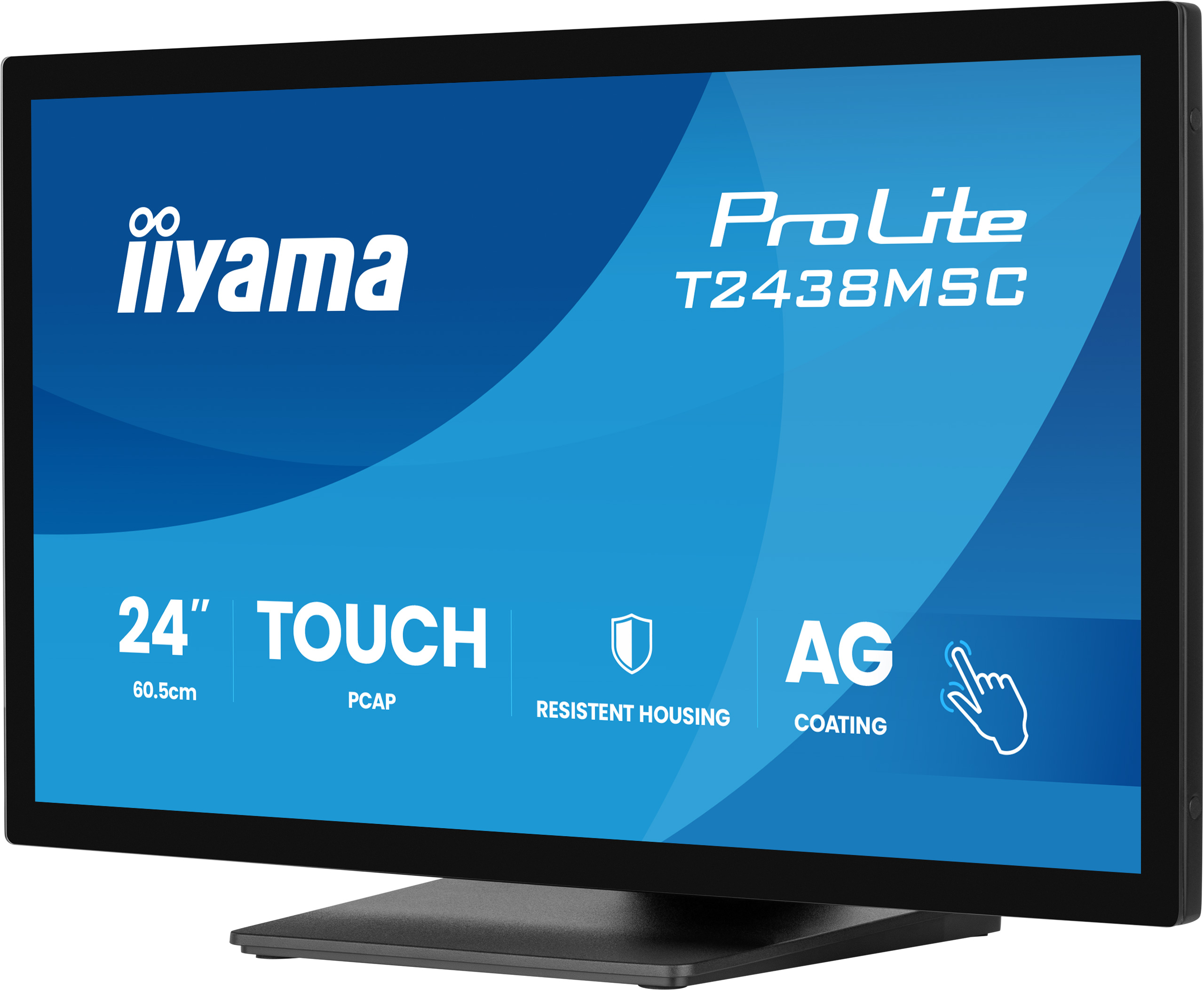 IIYAMA 60.5cm (23,8) T2438MSC-B2 16:9 M-Touch HDMI+DP+USB