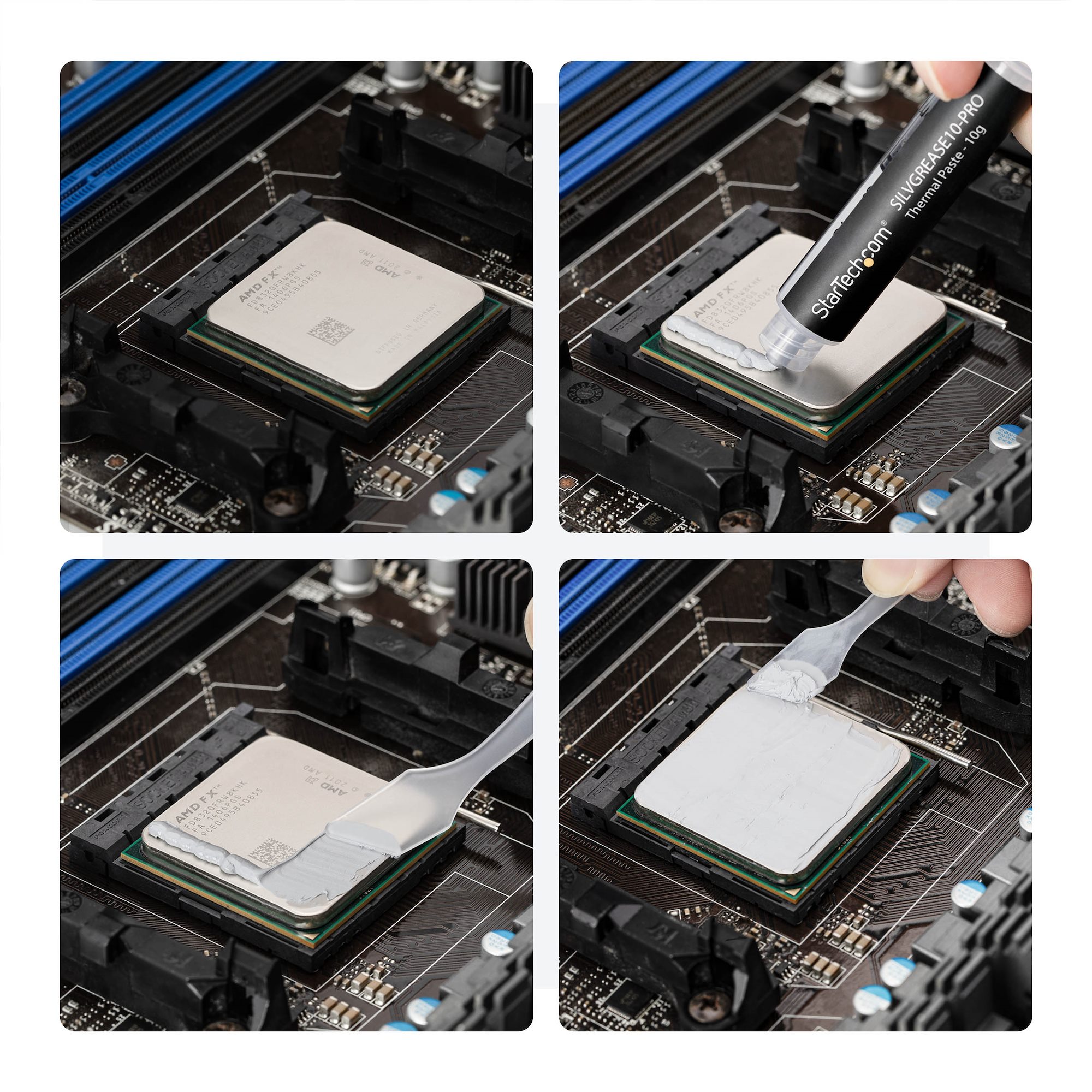 StarTech.com Hochleistungs Silikon Wärmeleitpaste 14.5W/m·K Grau