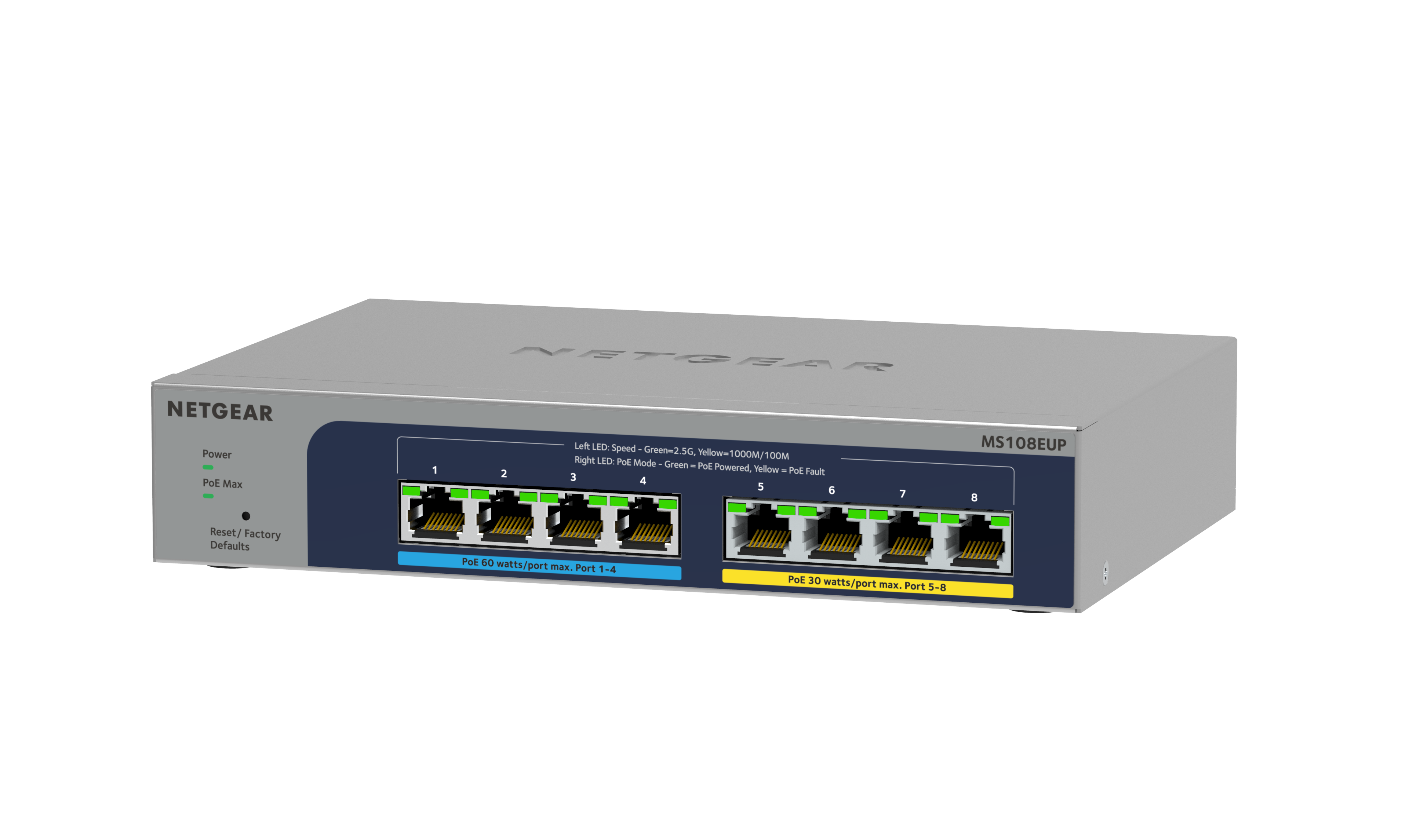 8P 2.5G ULTRA60 POE++ SWITCH MULTI-GIGABIT (2.5G) ETH PLUS