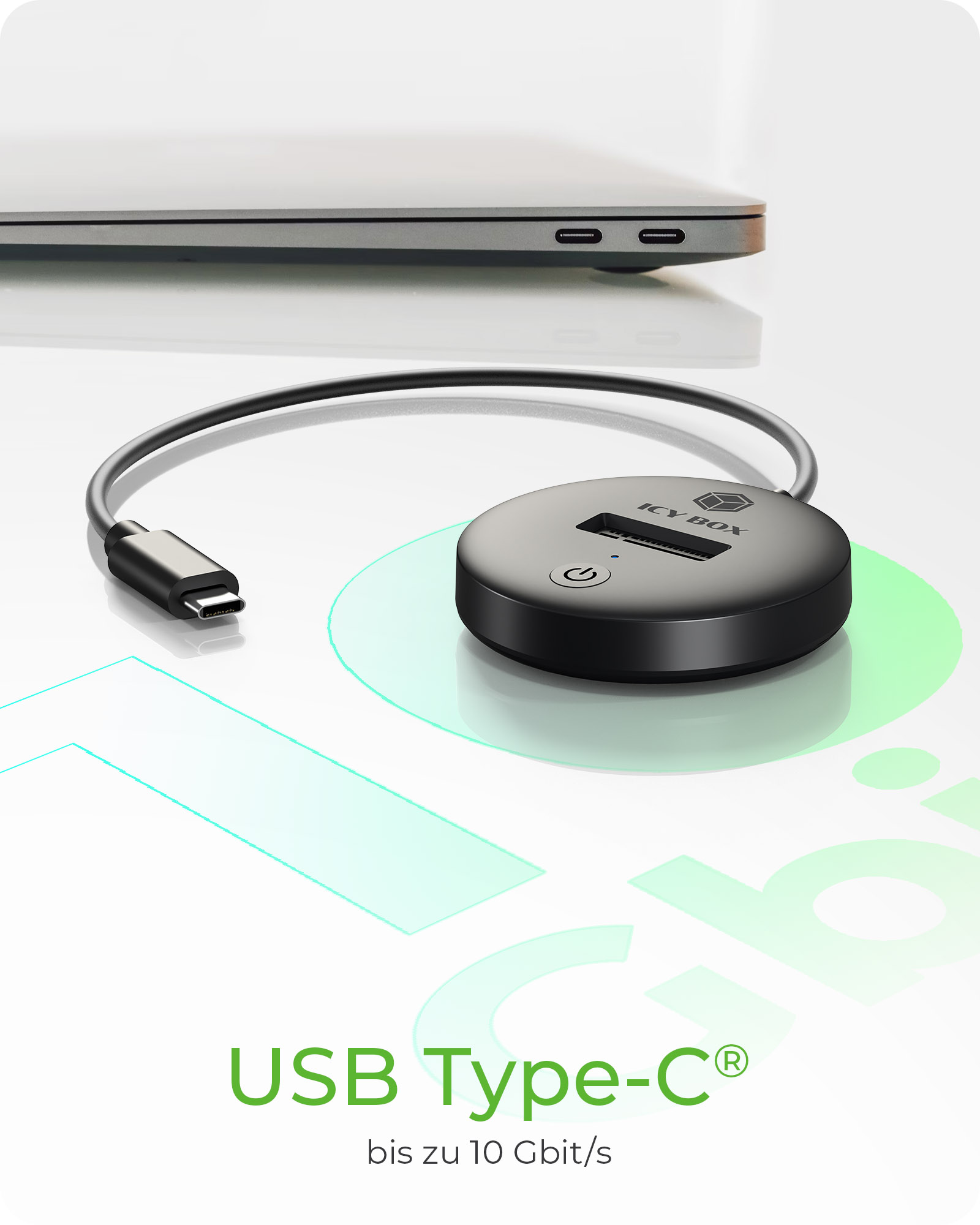 Dockingstation IcyBox für NVMe & SATA M.2 SSD