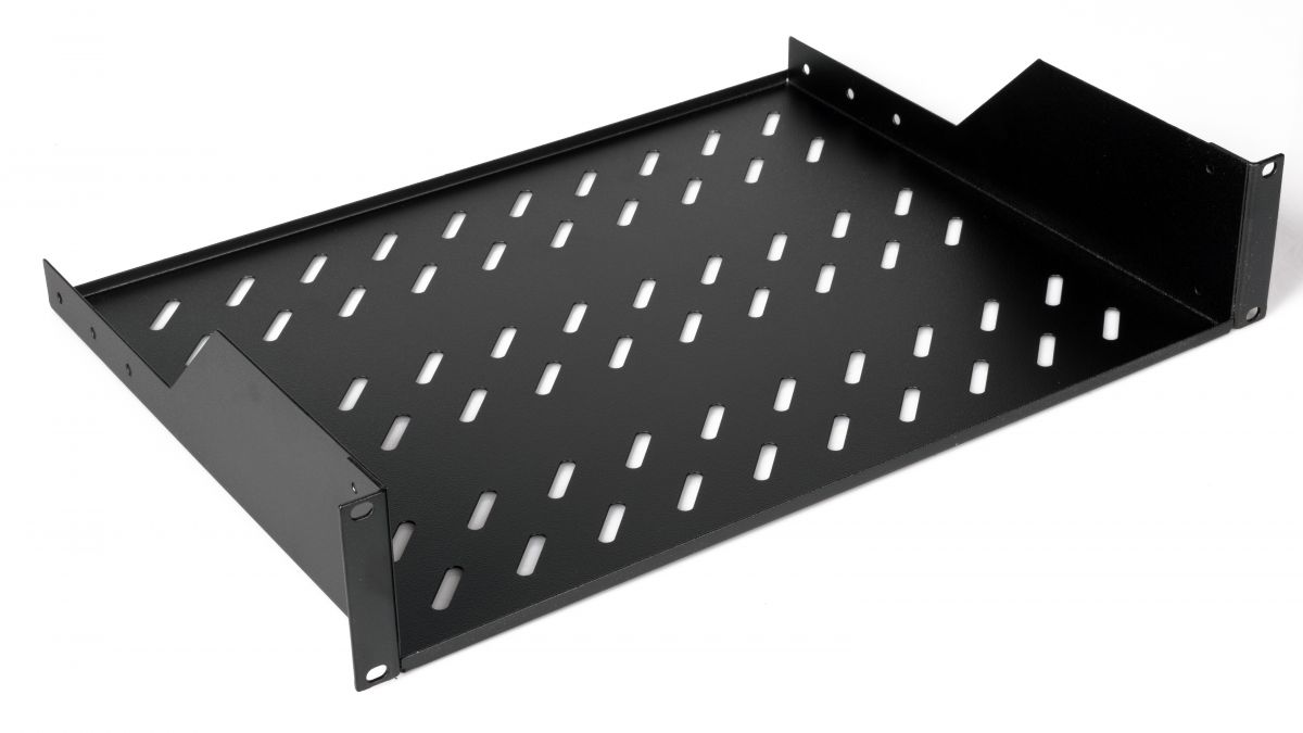 Equip 19 Fachboden fest für Serverschränke 35cm 2U schwarz