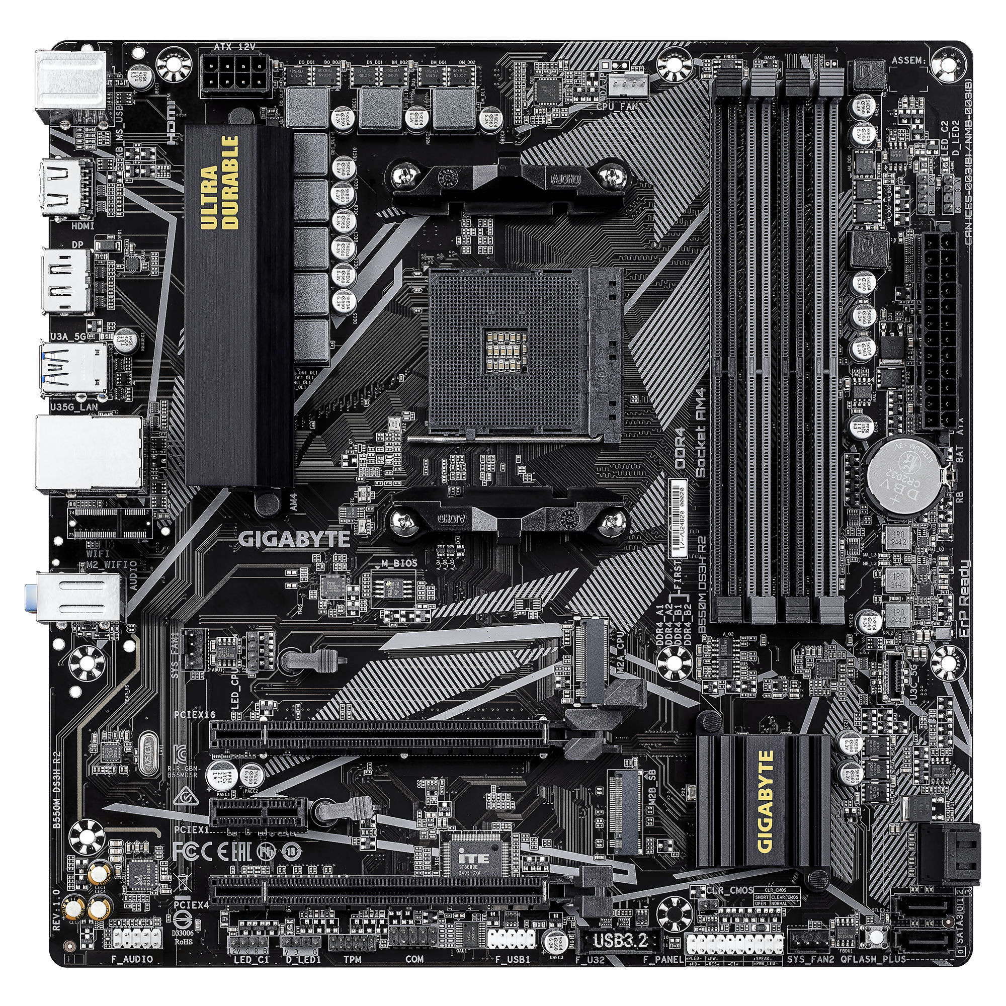 Gigabyte GA-B550M-DS3H R2 (AM4) (D)