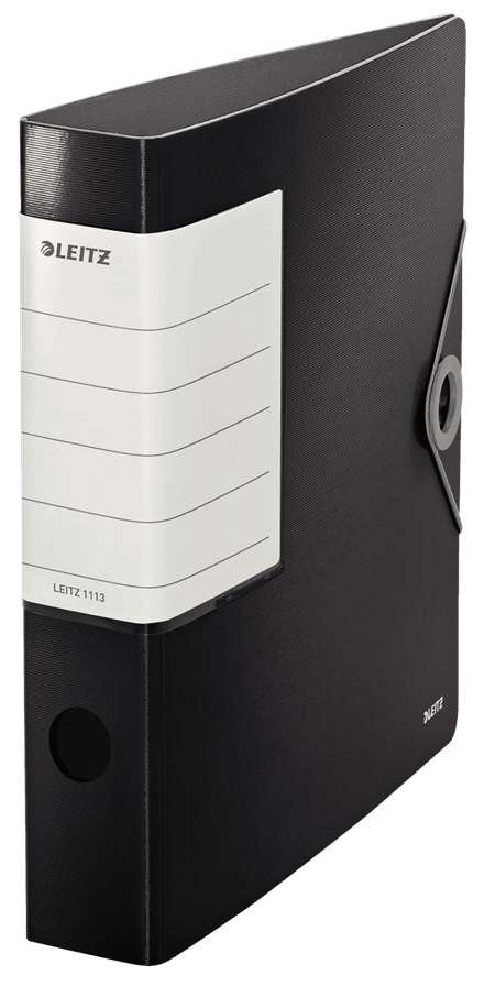 LEITZ Solid 1113 Ordner schwarz Kunststoff 6,2 cm DIN A4, 1 St.