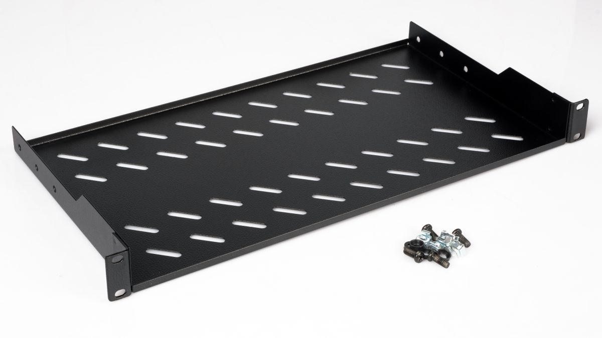 Equip 19 Fachboden fest für Serverschränke 25cm 1U schwarz