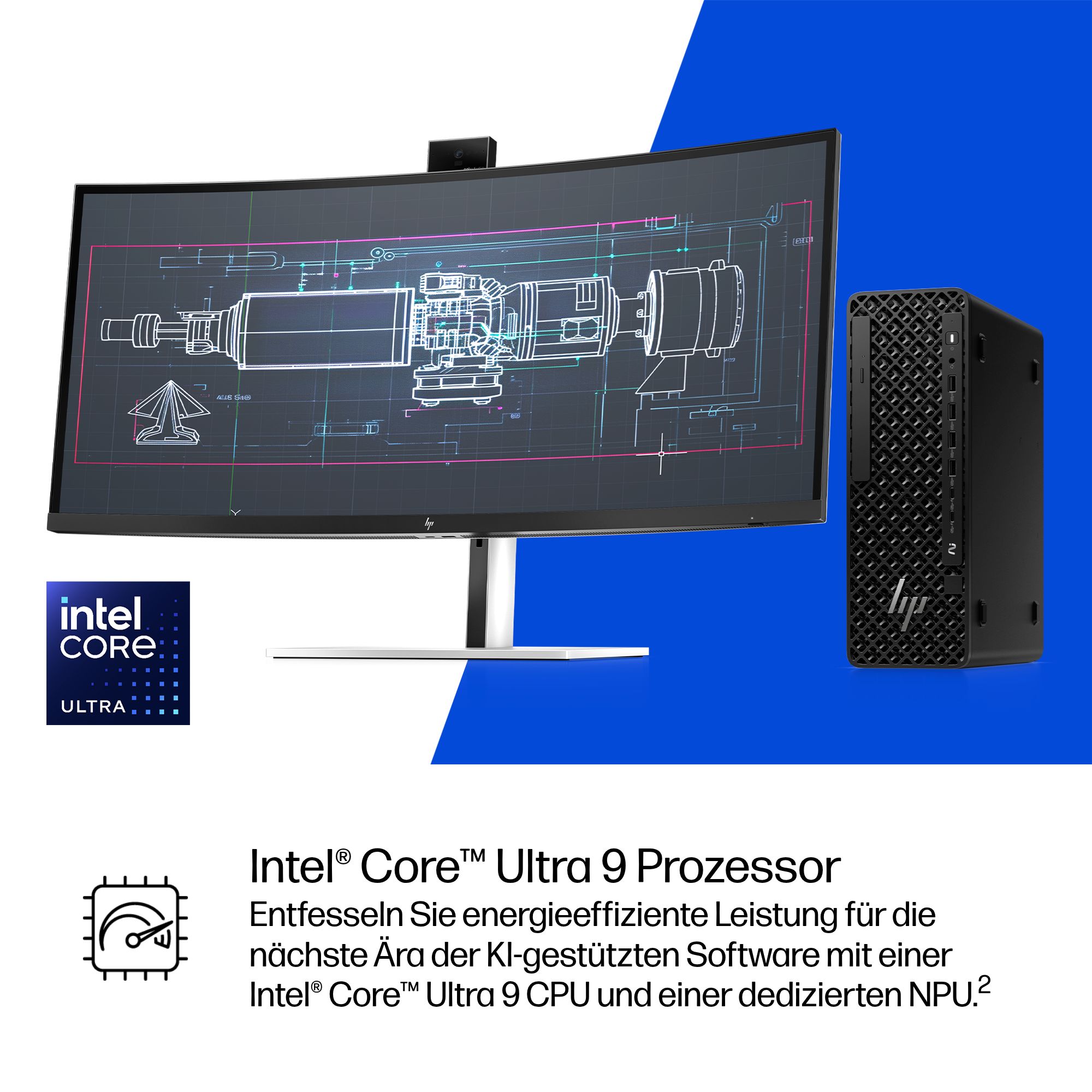 HP Z2 SFF G1i Intel Core Ultra 9 285K 64GB 1TB/SSD NVIDIA RTX PRO 4000 24GB W11P 1J Gar (DE)