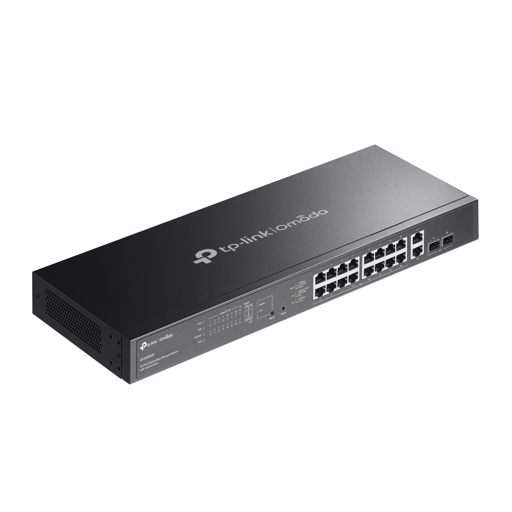 20-PORT 1G EASY MANAGED SWITCH 16-PORT POE+ 250 W POE POWER