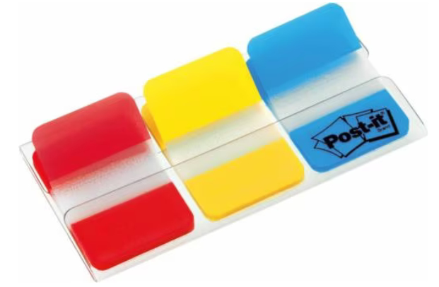 Post-it® Index Strong Haftmarker farbsortiert 3x 22 Streifen