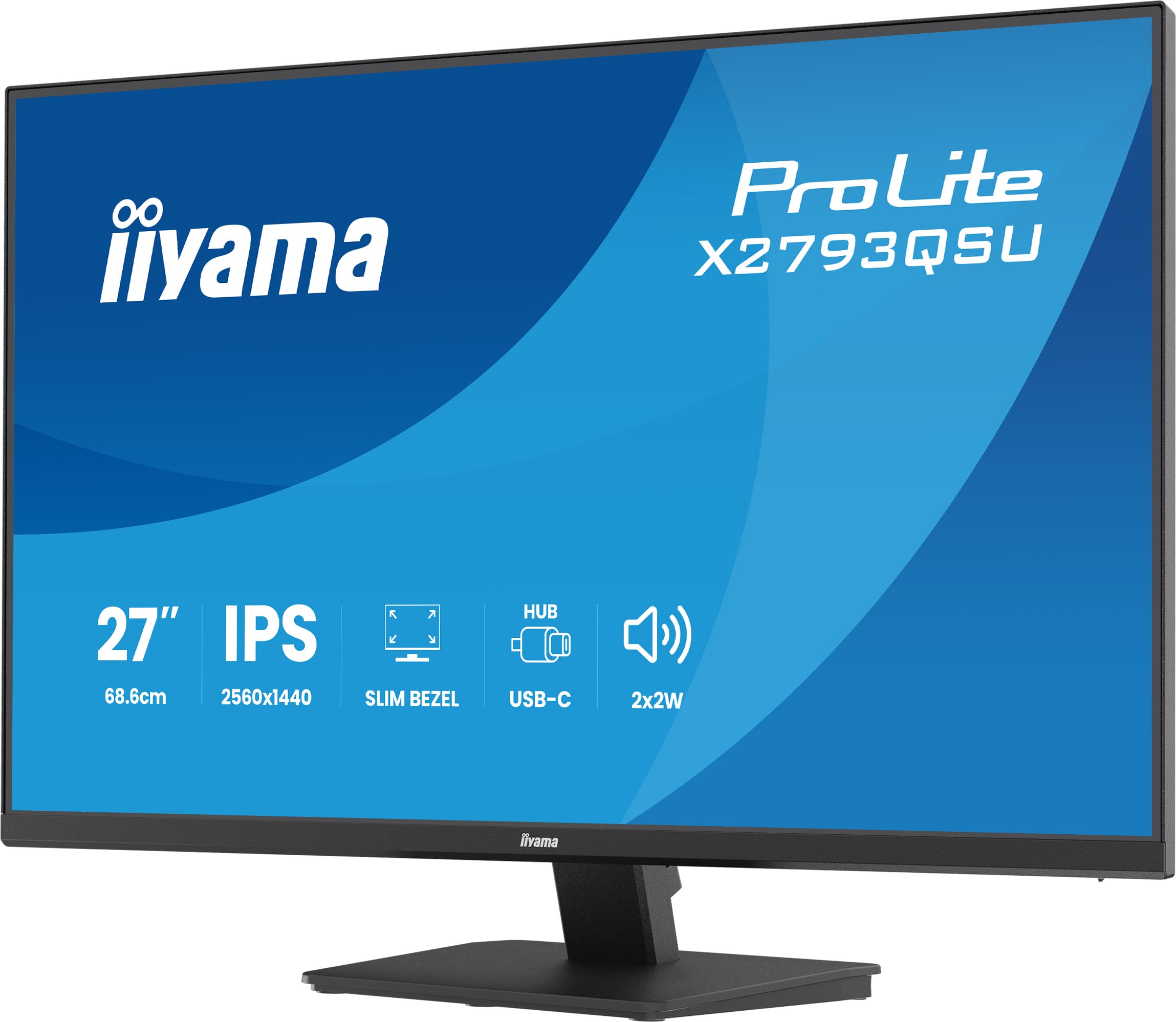 27IN IPS 4-SIDE SLIM BEZEL 2560X1440 QHD 1MS (MPRT) 350CD/M