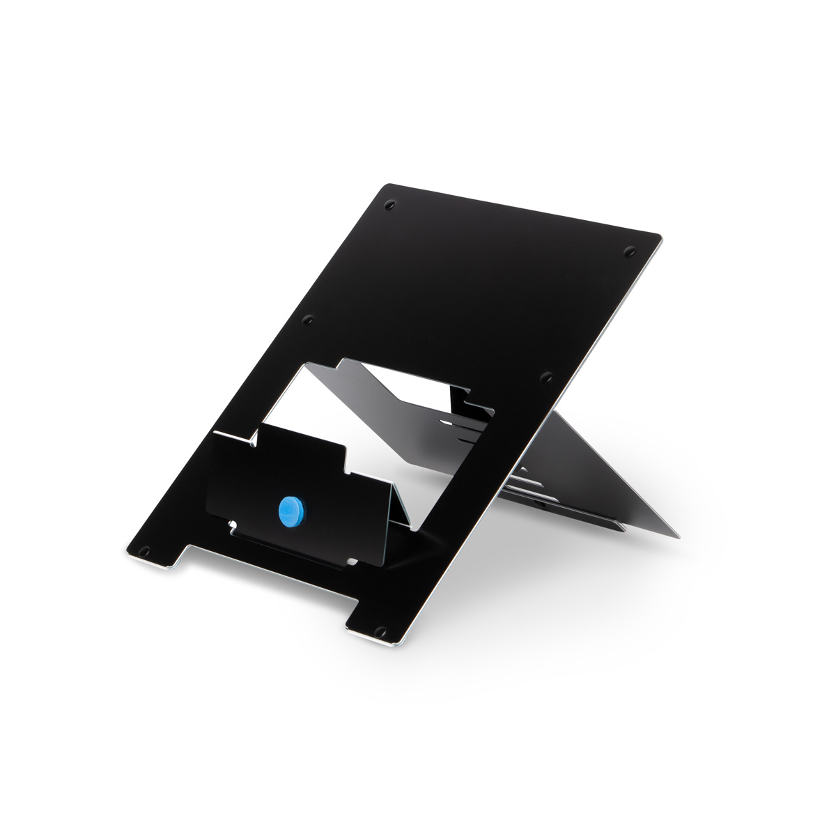 RISER FLEXIBLE LAPTOP STAND ADJUSTABLE BLACK