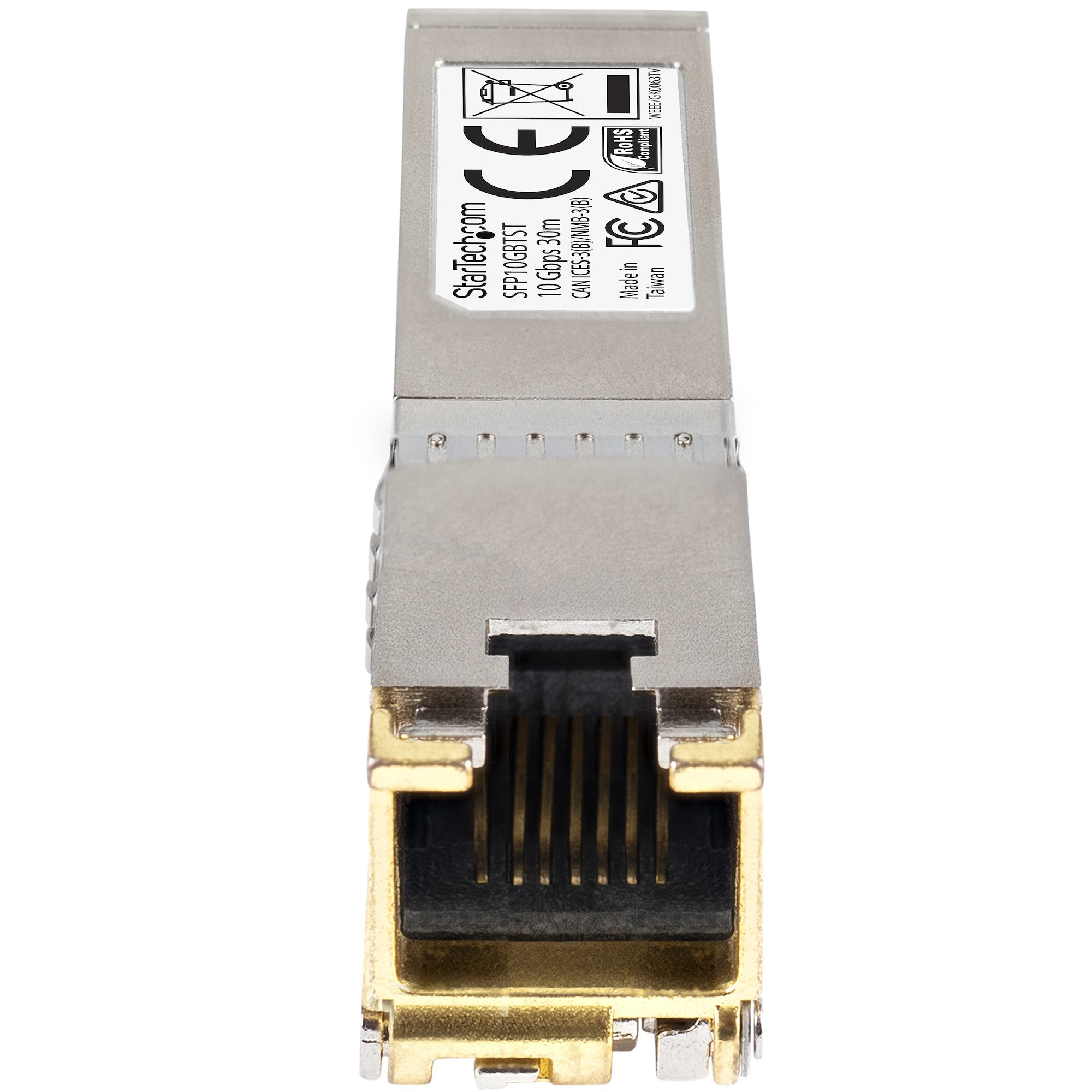 STARTECH.COM Cisco kompatibles SFP+ Transceiver Modul - 10GBASE-T - SFP+ Transceiver - 30 m