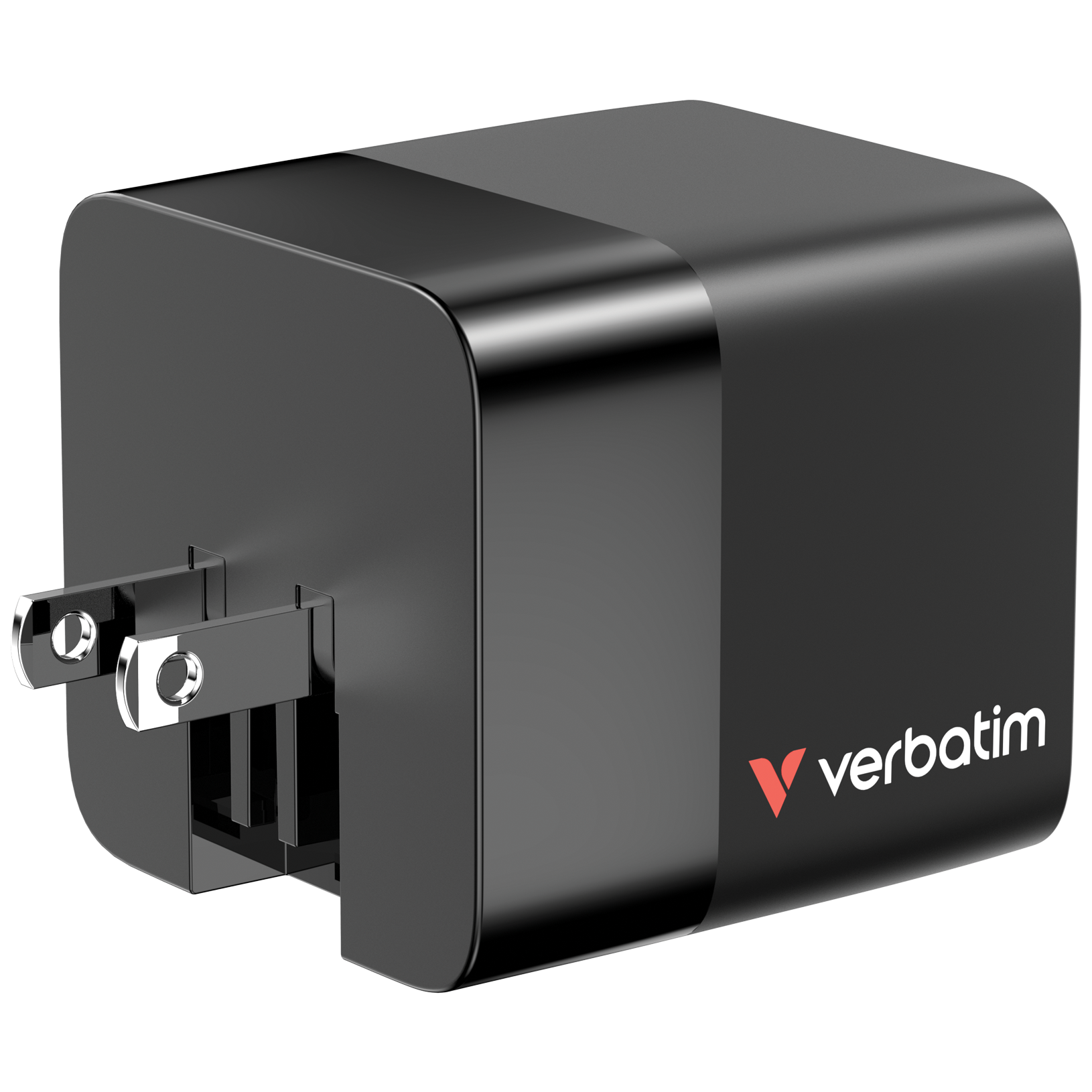 Verbatim Gan Charger 65W 2xUSB-C PD,1xUSB-A, retrac. Cable 32217