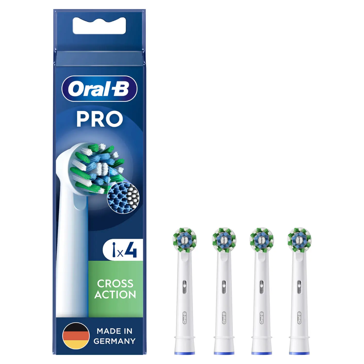 Oral-B Pro Cross Action Aufsteckbürsten 4er-Pack