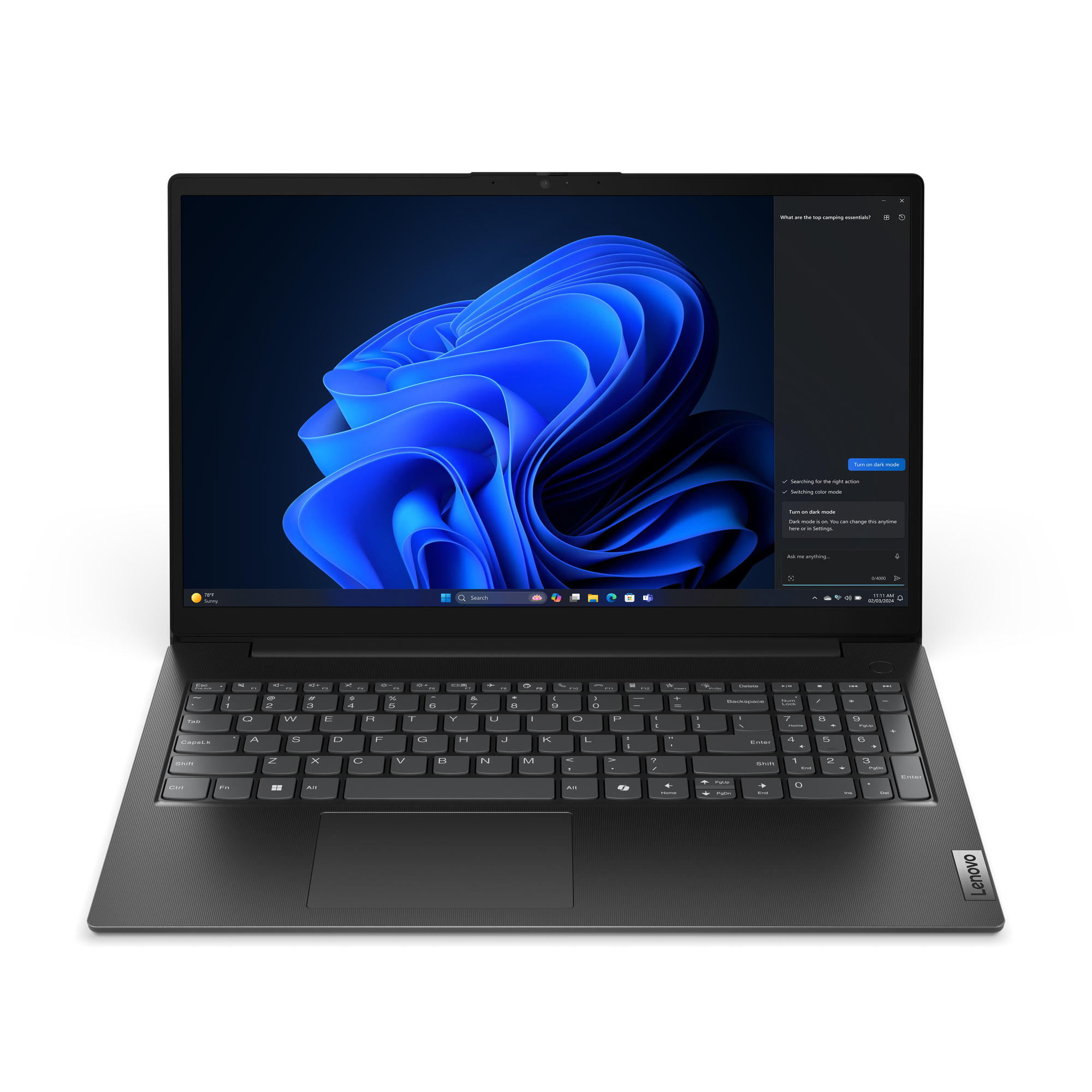 LENOVO V15 G5 Intel Core i5-13420H 39,62cm 15,6Zoll FHD 8GB 256GB SSD UMA W11P No WWAN Black TopSeller