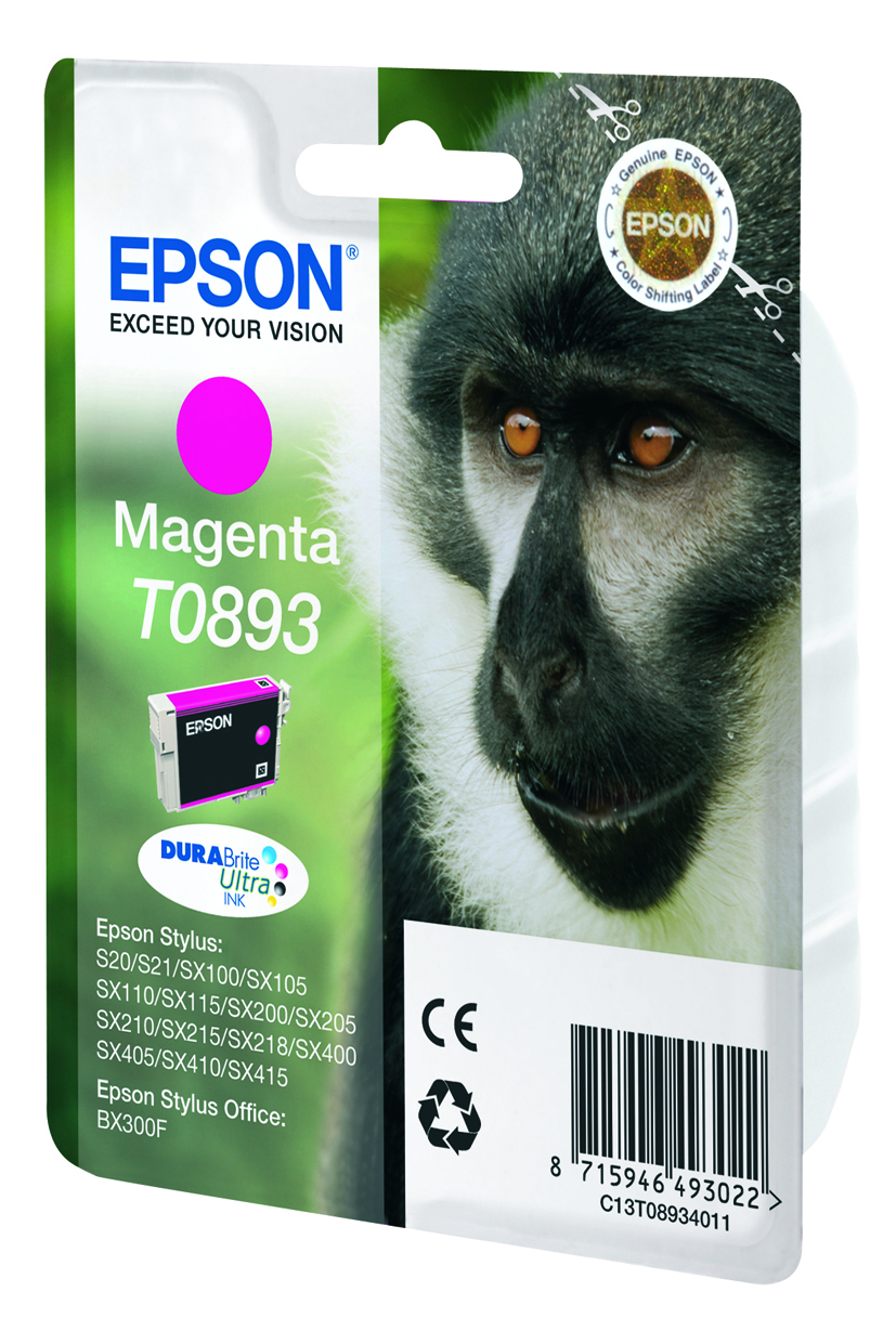 EPSON T0893 (Affe) magenta Druckerpatrone