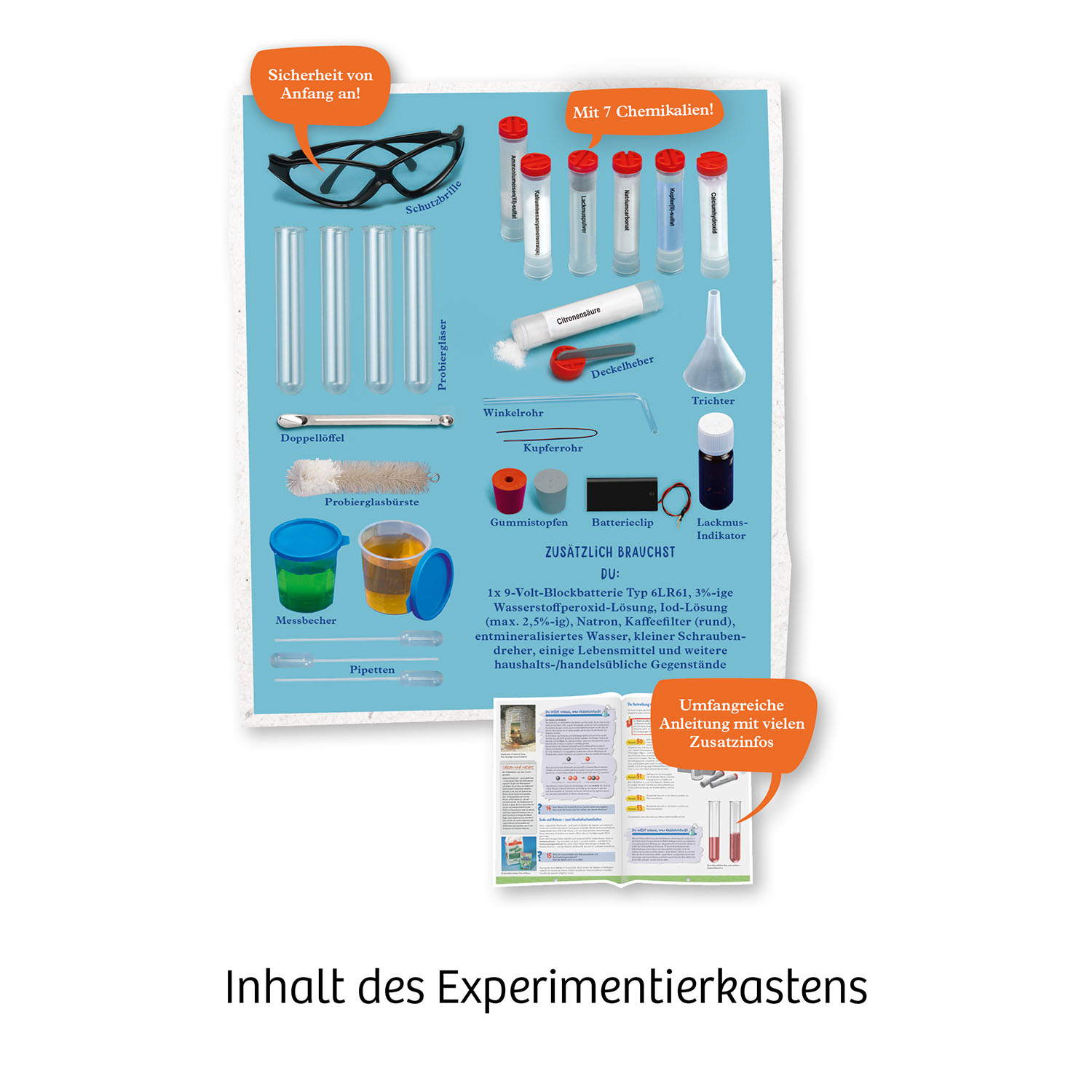 Chemielabor C1000, Experimentierkasten