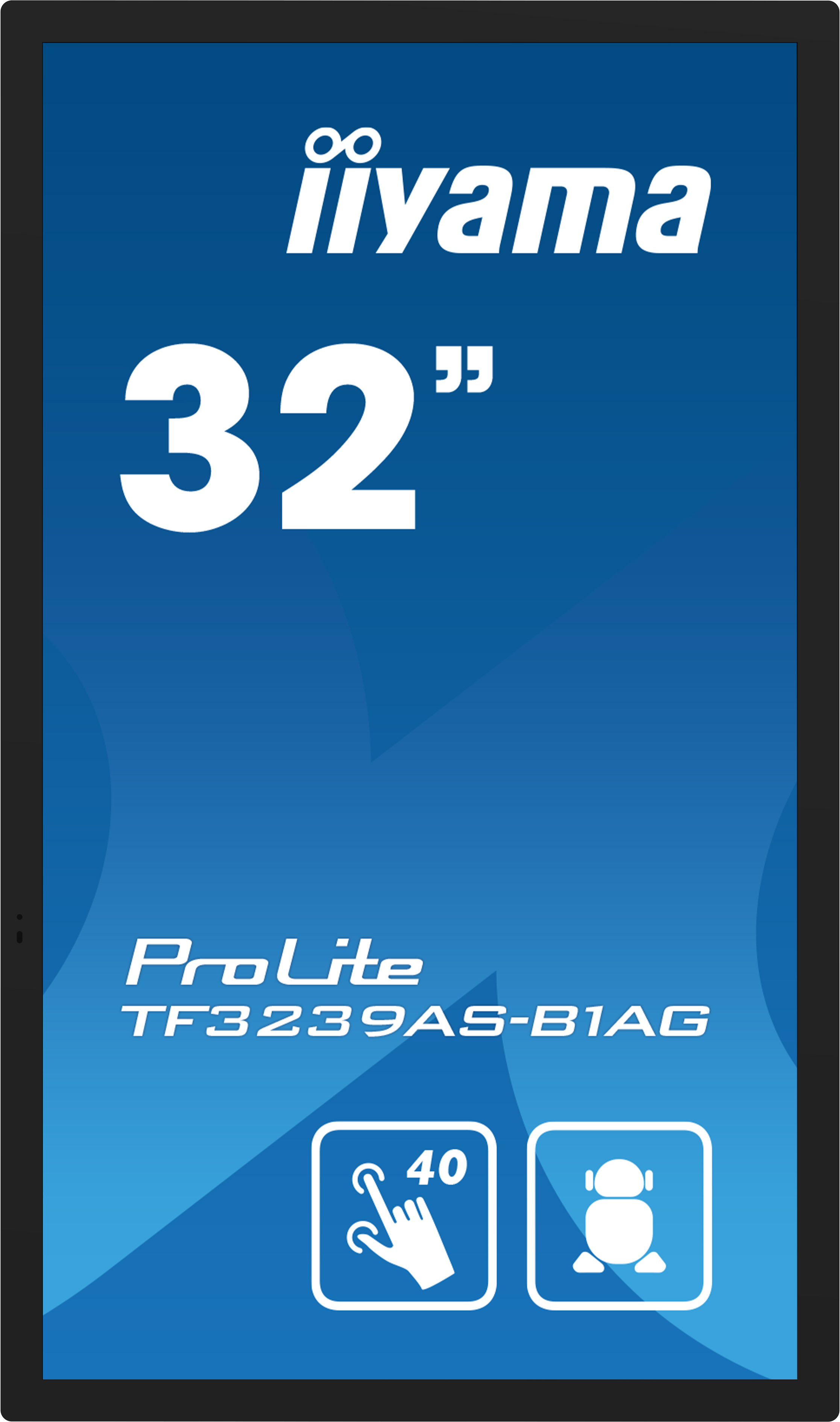 TF3239AS-B1AG 32IN PCAP 40P TOU 40 1920X1080 8MS 24/7 500CD/M2 1