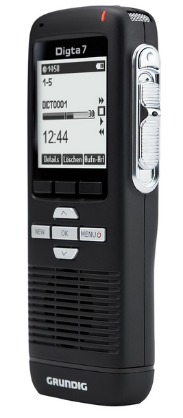 GRUNDIG Digta 7 mit DigtaSoft One digitales Diktiergerät 2 GB