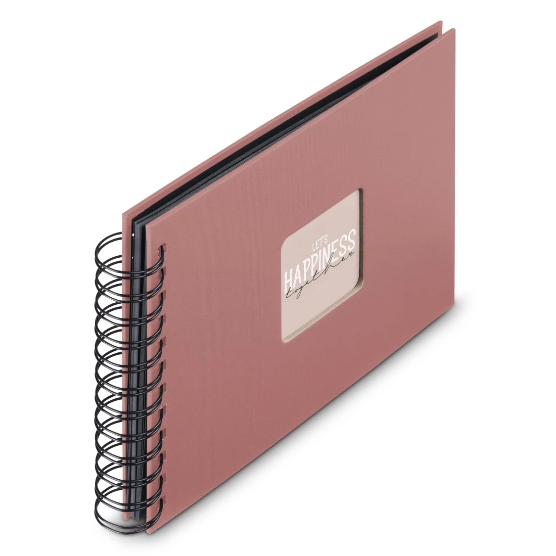 hama Fotoalbum Fine Art neutral 24,0 x 17,0 cm, 50 schwarze Seiten