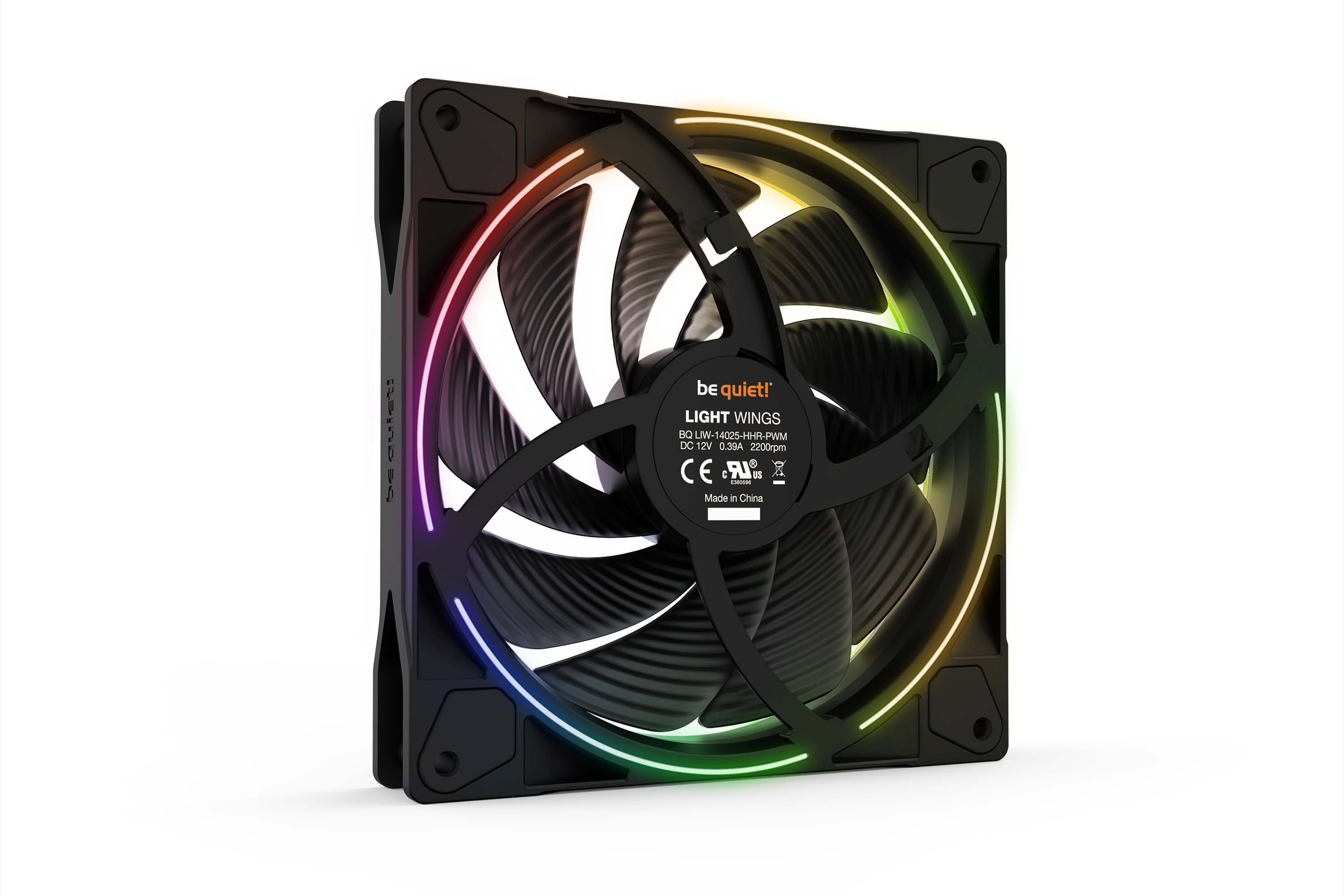 be quiet LÃ¼fter 14014025 Light Wings PWM highspeed 3x