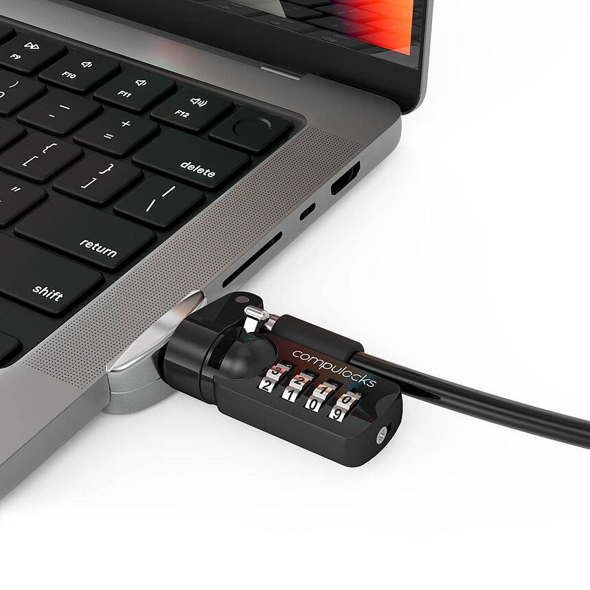 LEDGE LOCK ADAPTER MACBOOK PRO 14IN M1/M2/M3/M4 W/COMB.CBL LOCK