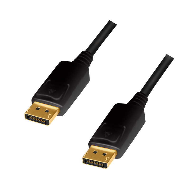 Logilink DisplayPort-Kabel, DP/M 4K/60 Hz CCS schw. 2 m