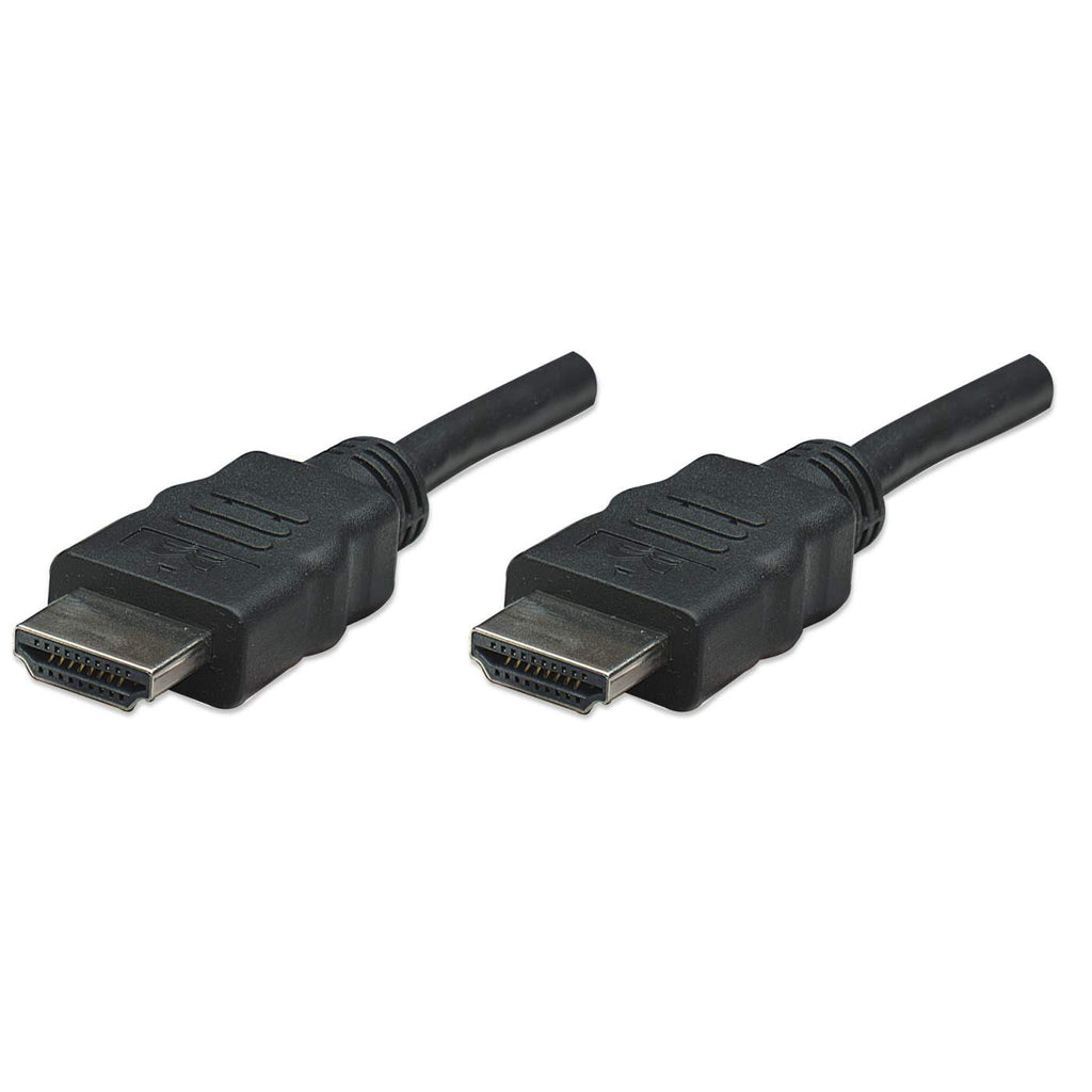 MANHATTAN High Speed HDMI Kabel HDMI 1080p Stecker auf Stecker geschirmt schwarz 7,5m