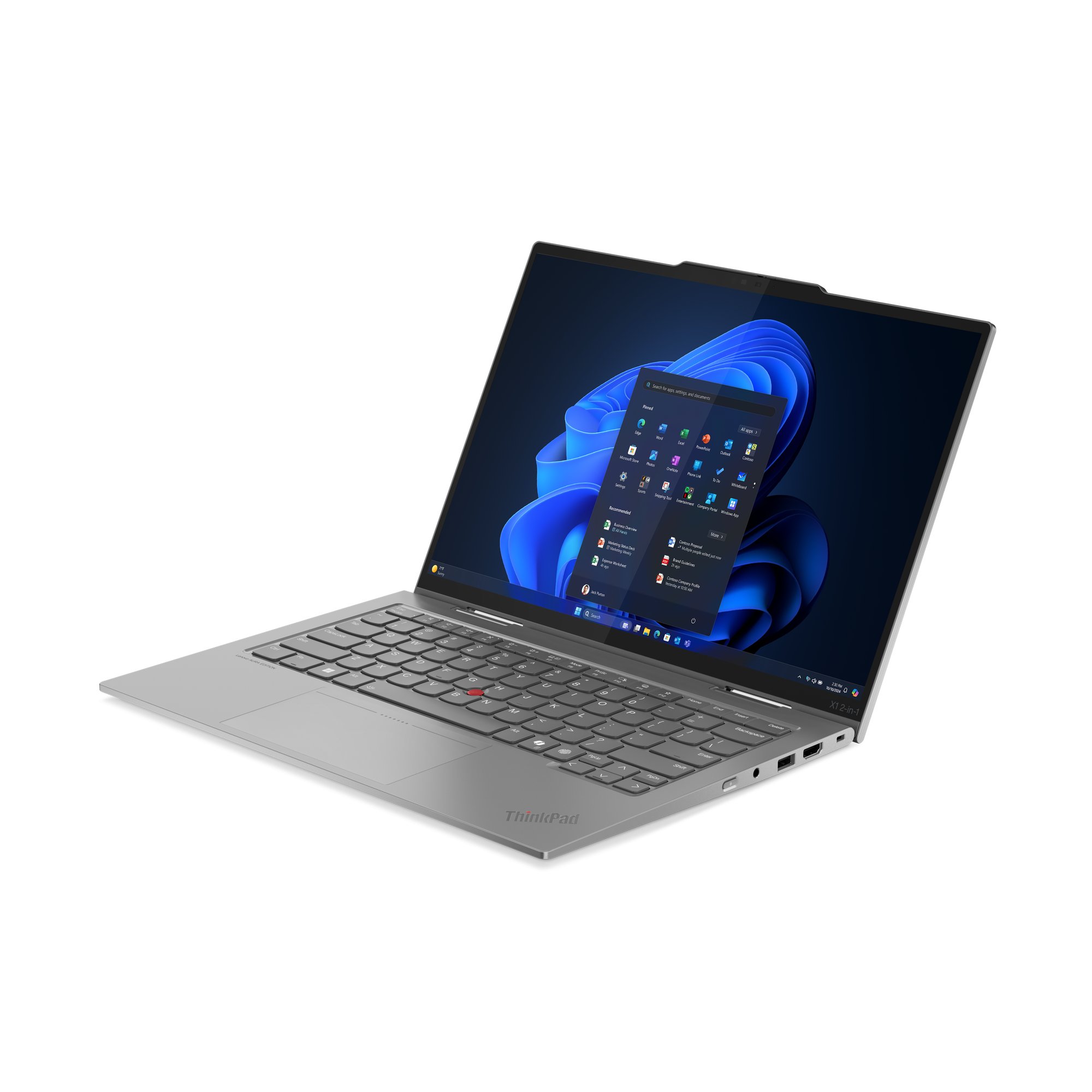 LENOVO ThinkPad X1 2-in-1 G10 Intel Core Ultra 7 258V 35,56cm 14Zoll WUXGA 32GB 1TB SSD UMA W11P Copilot+PC 5G Grey TopSeller