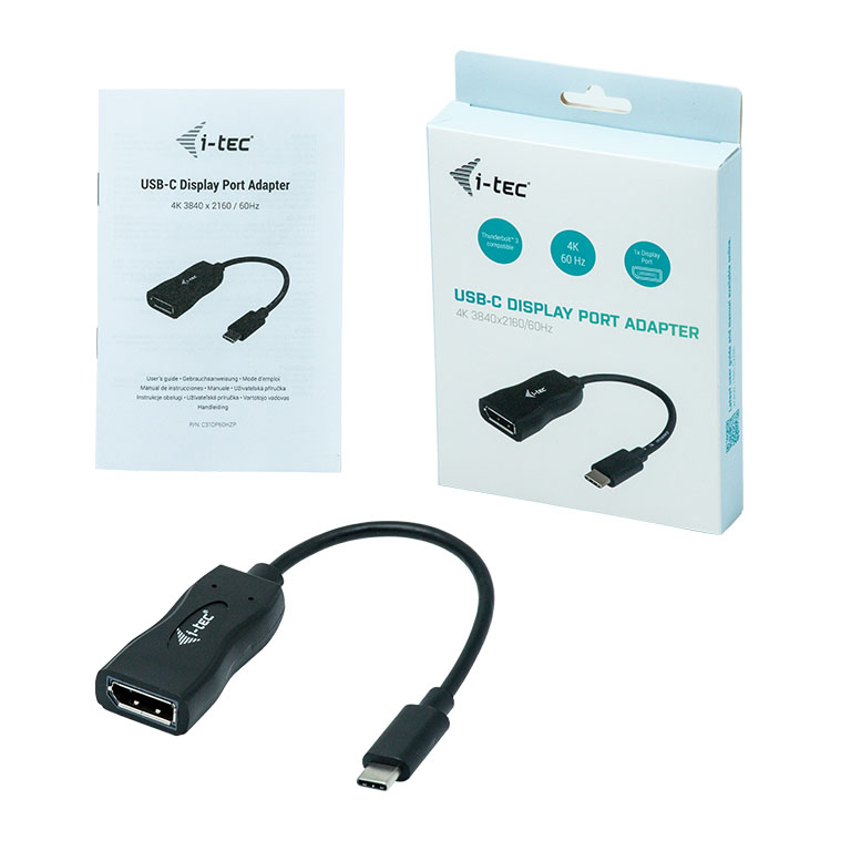 I-TEC USB-C DP ADAPTER 4K/60HZ I-TEC USB-C DP ADAPTER 4K/60HZ