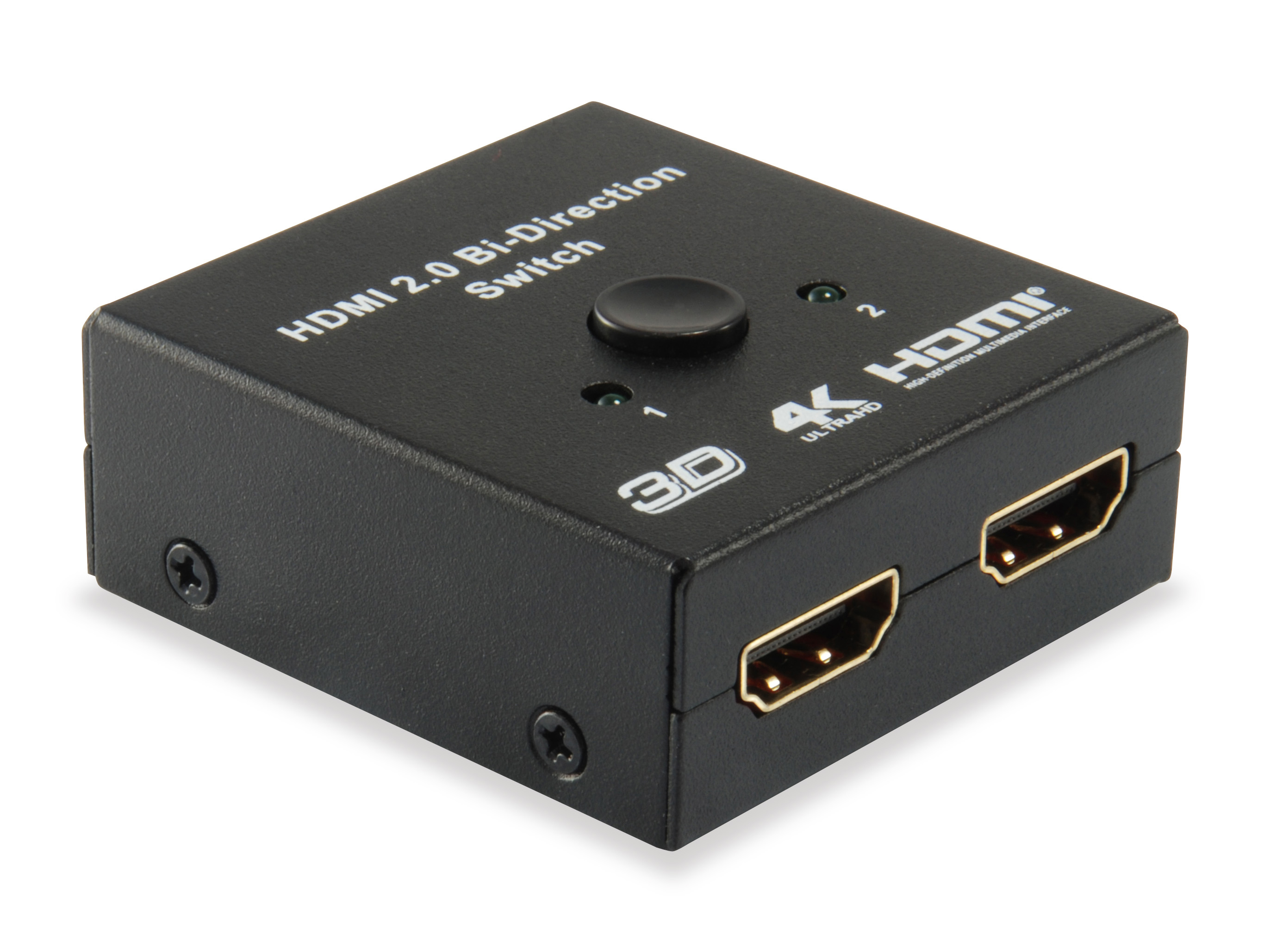 Equip Switch HDMI2.0 1-In/2-Out bidirekt. 4K/60Hz 18Gbps