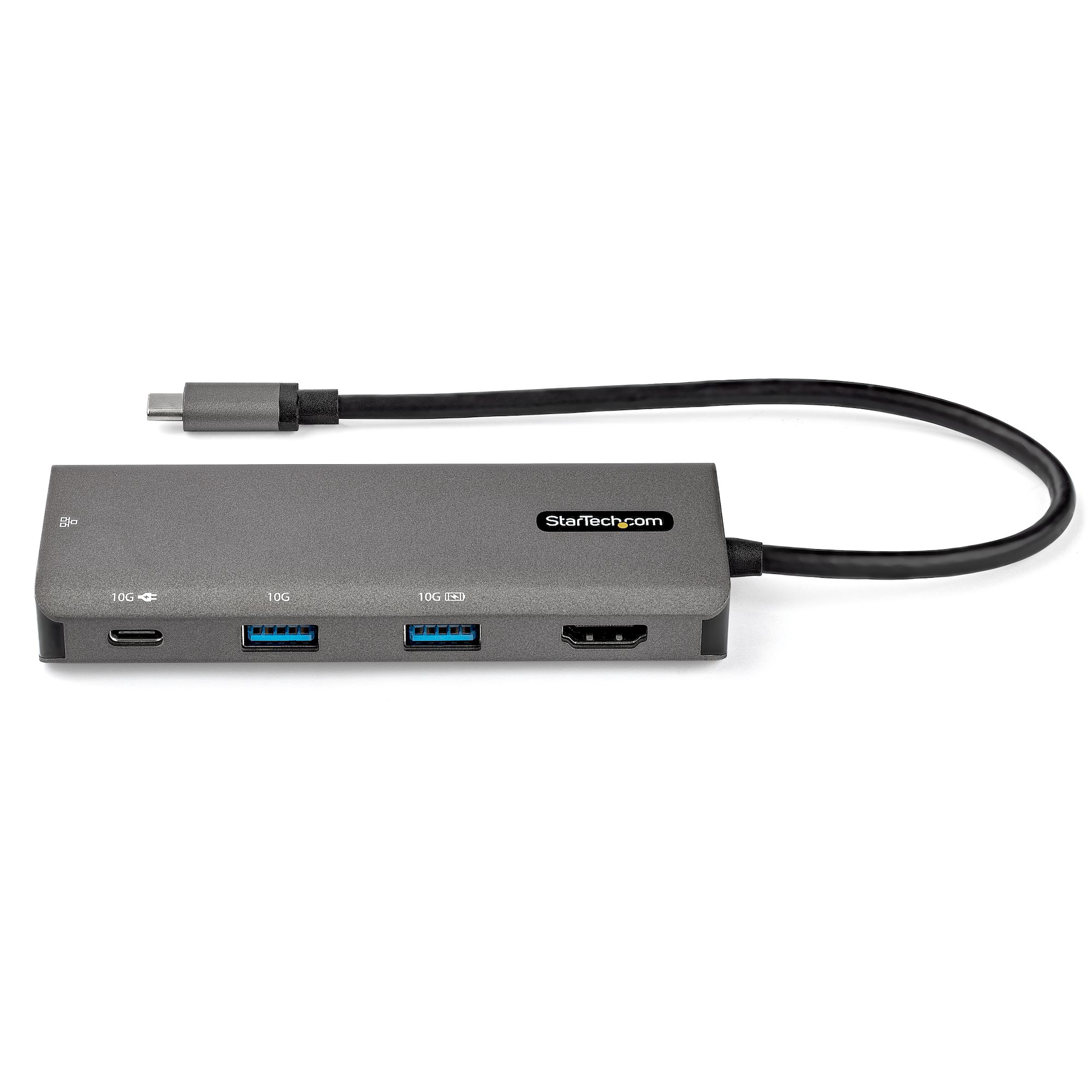STARTECH.COM USB-C Multiport Adapter - 10Gbit/s USB3.1 Gen2mini Dock - 4K 30Hz HDMI - Stromversorgung 3.0 Passthrough - 100W