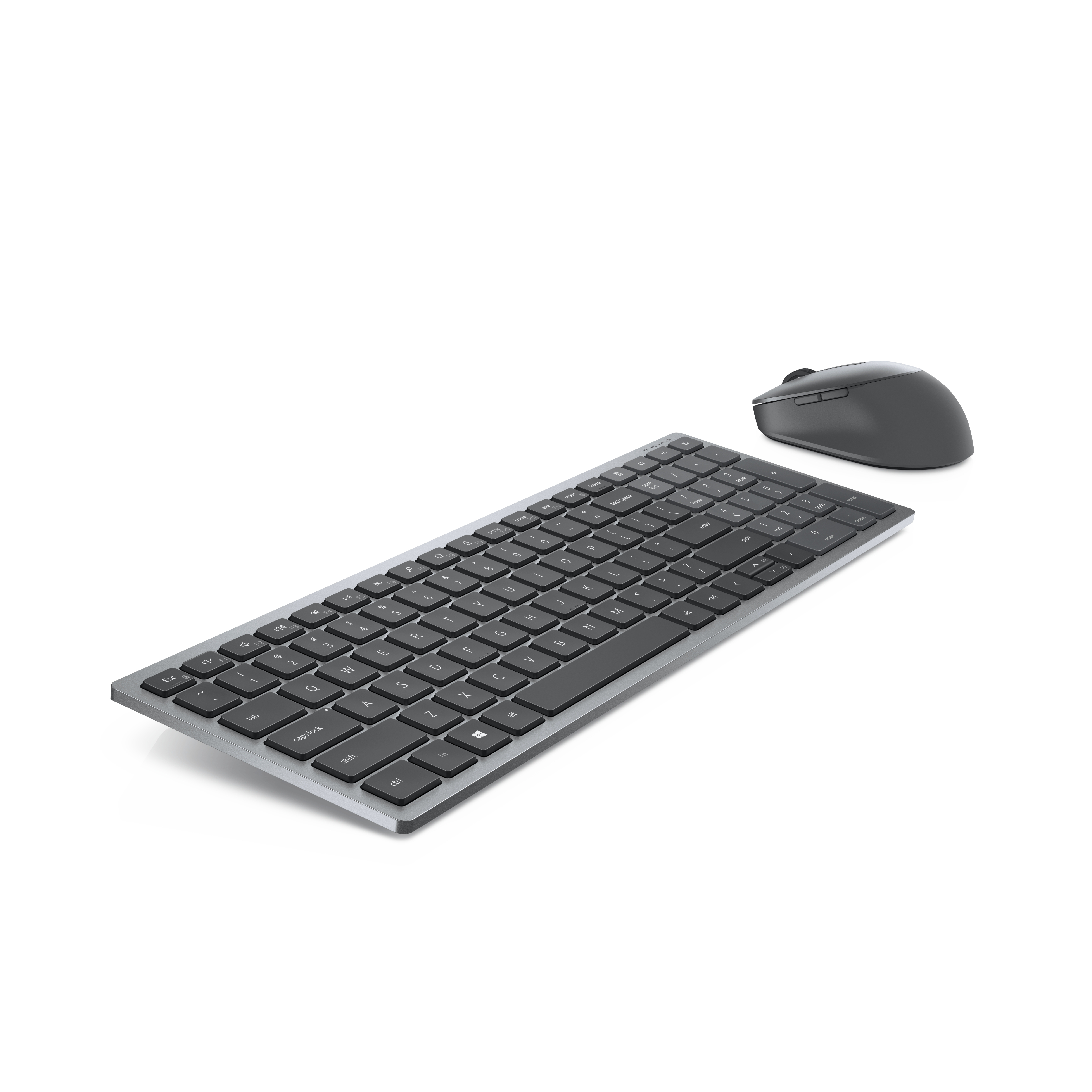 DELL KM7120W Tastatur-Maus-Set kabellos grau