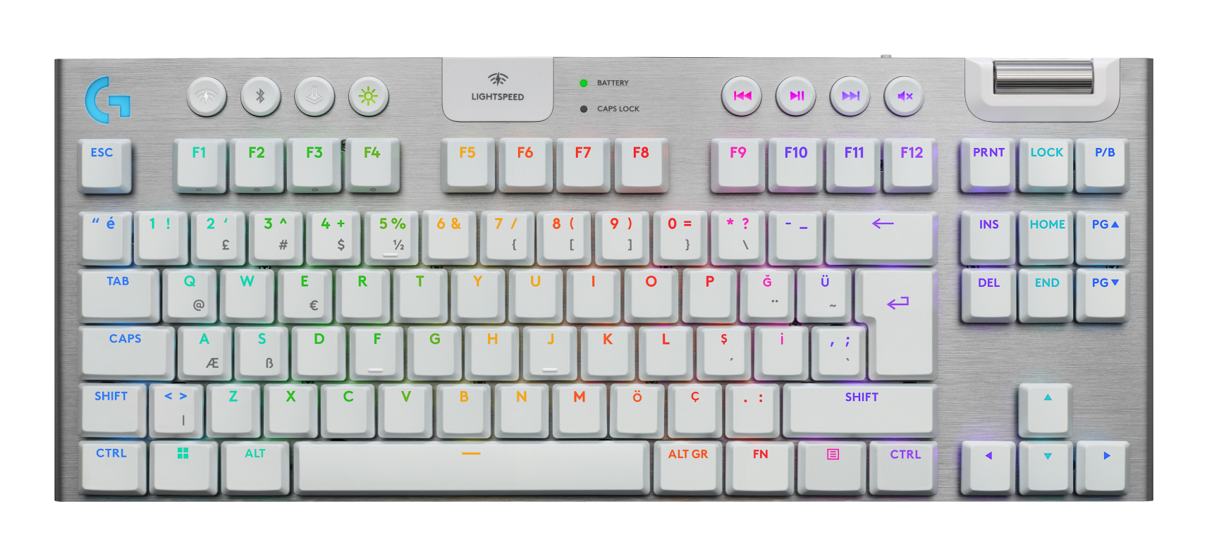 LOGITECH G915 X LIGHTSPEED TKL Wireless Gaming Keyboard White (US)