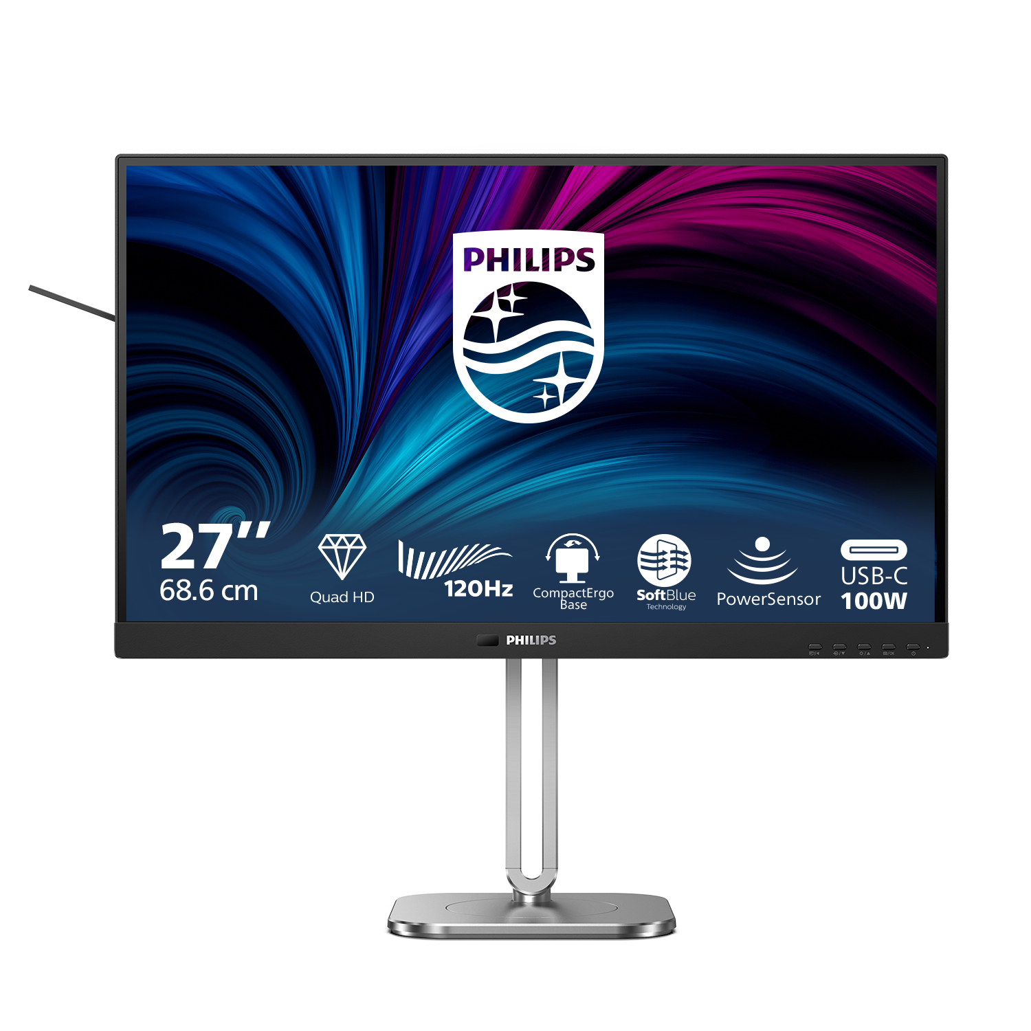 Philips 68,5cm (27,0) 27B2U4601 16:09 HDMI+DP+USB-C black