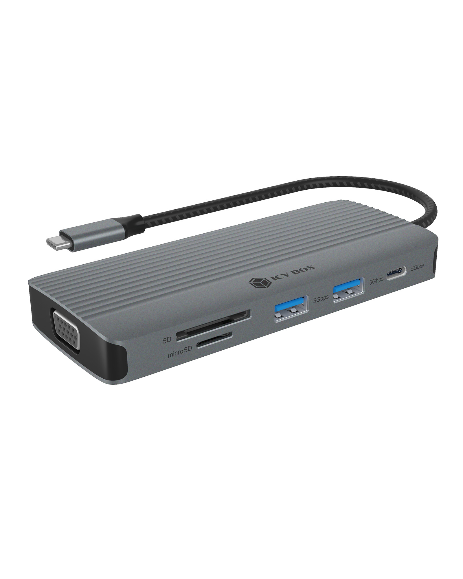 Dockingstation IcyBox PD 10 in 1 1xHDMI 1xVGA USB-C