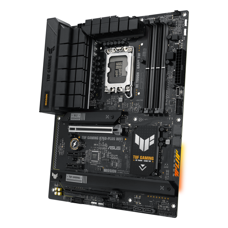 ASUS TUF GAMING B760-PLUS WIFI LGA 1700 4DDR5 ATX 4xSATA MB 1xHDMI 2.1 1xDP 1.4 3xM.2