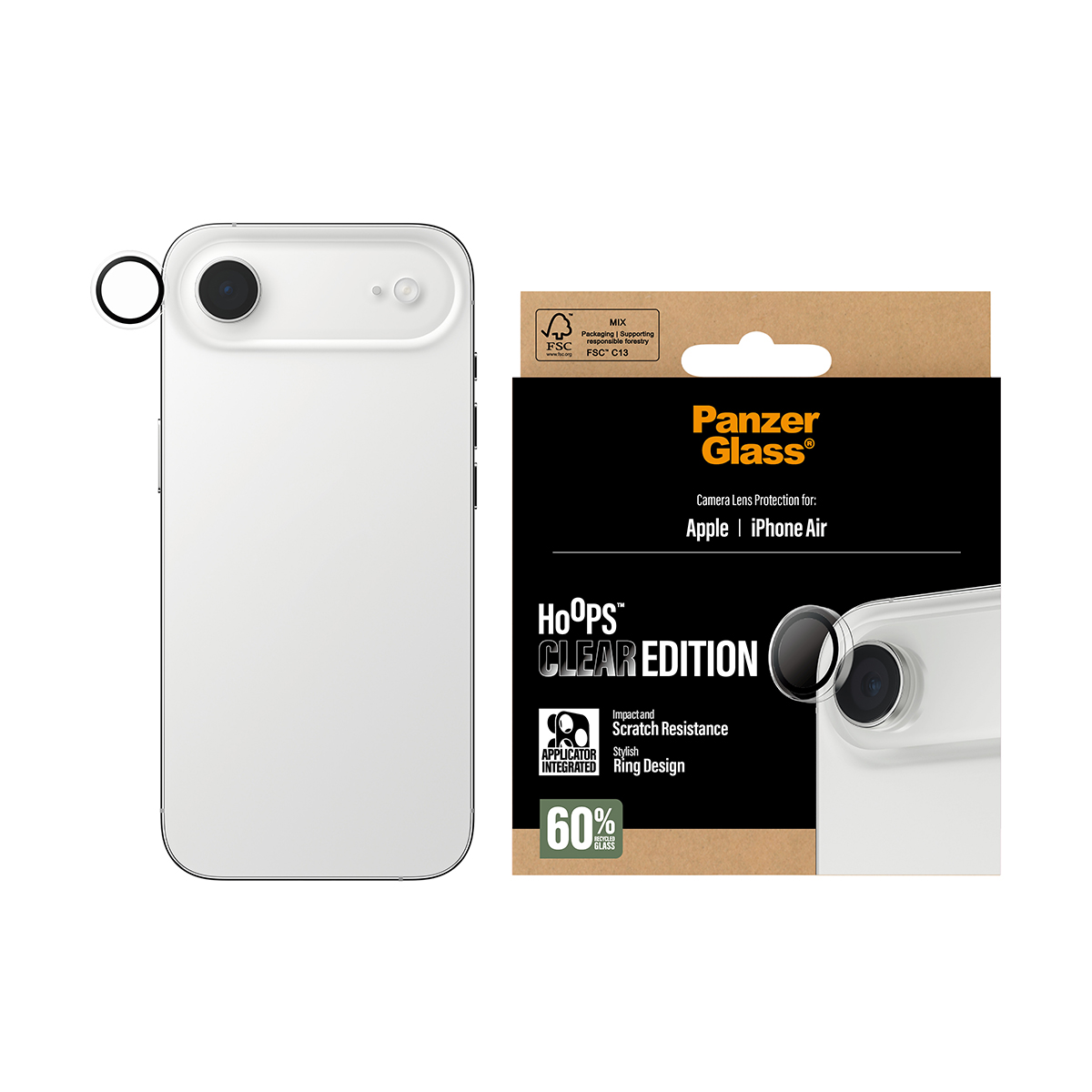 TRANSPARENT CAMERA LENS PROTECTOR IPHONE 17 AIR